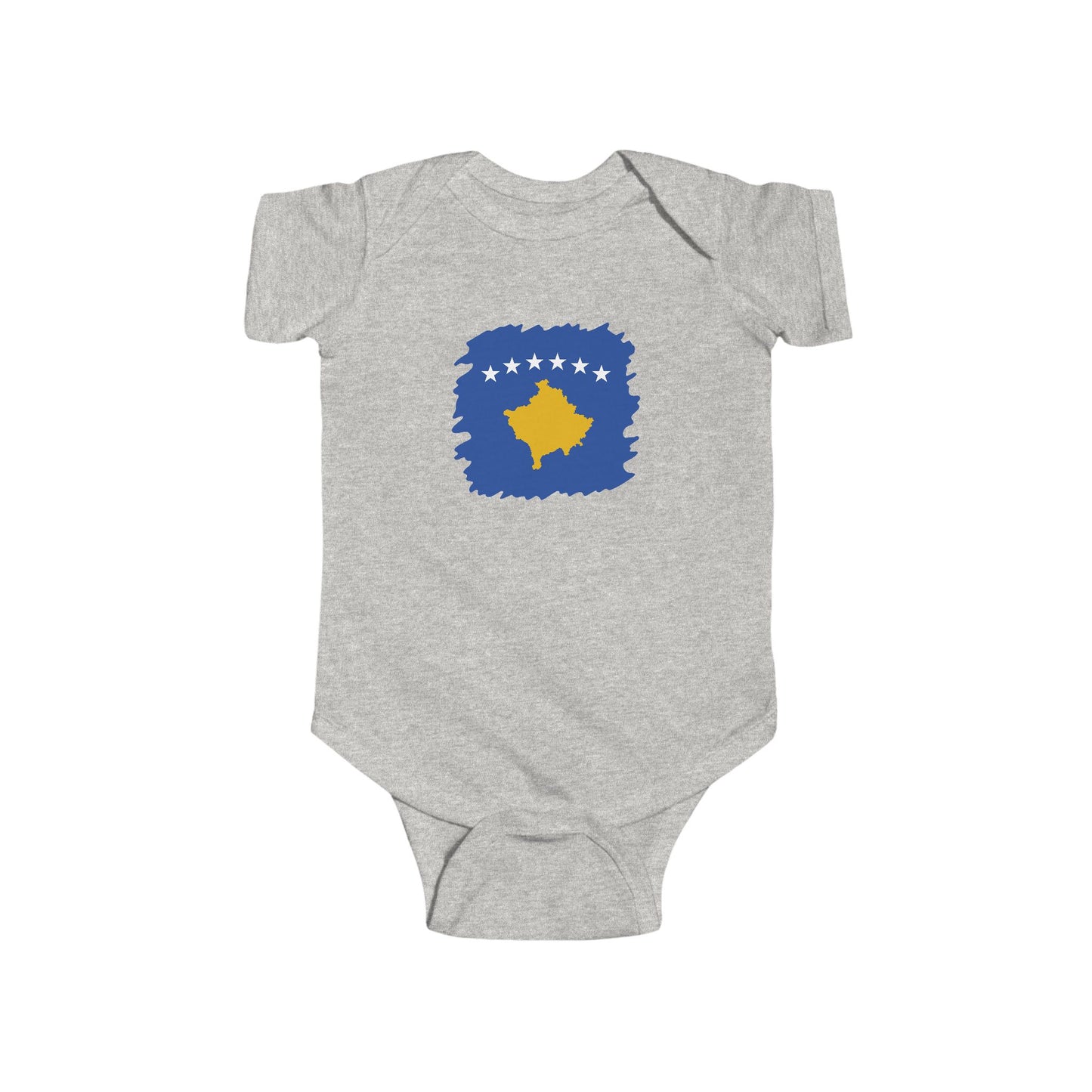 Kosovo Flag Infant Bodysuit – Soft, Adorable & Proud Baby Wear for Everyday Comfort
