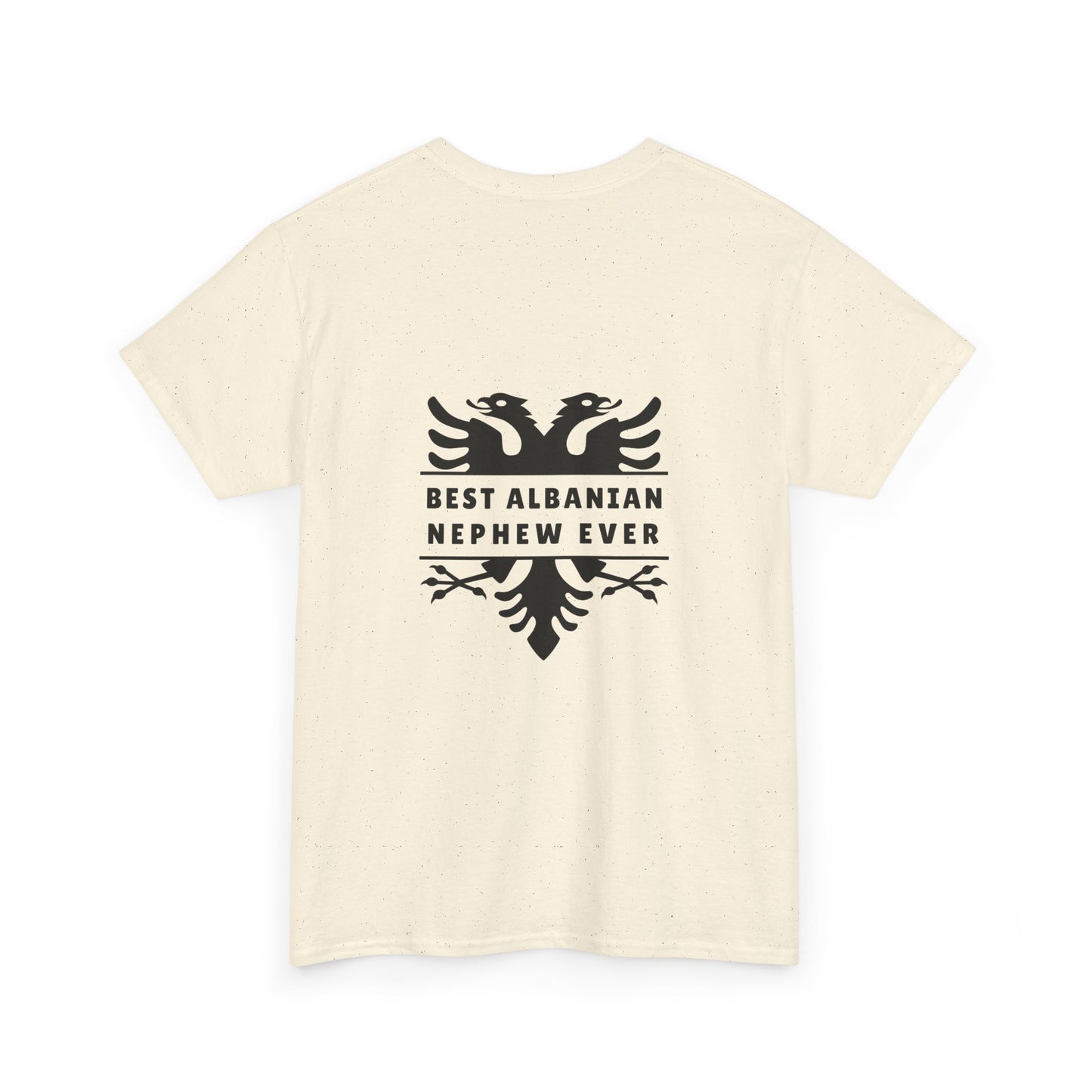 Best Albanian Nephew Ever – Heavy Cotton T-Shirt | Family Pride | Heritage Style for the Next Generation