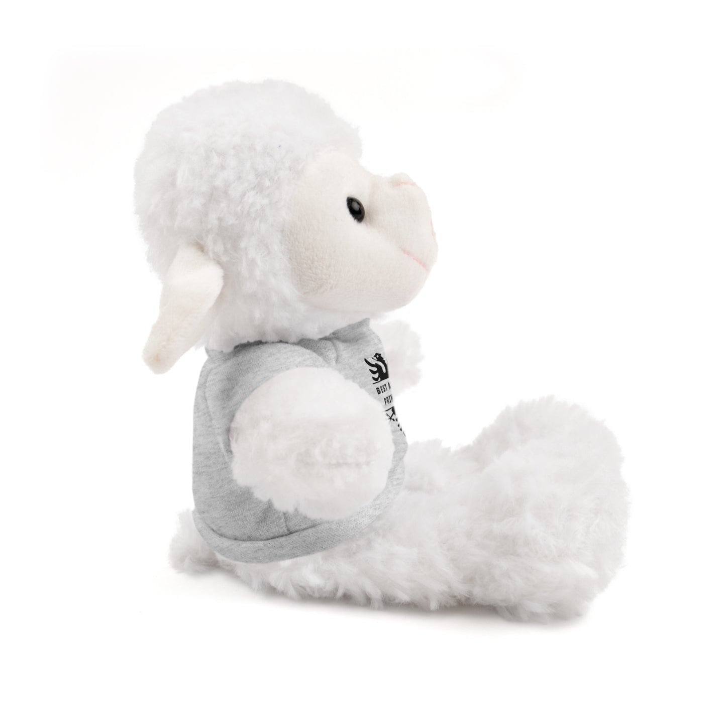 Best Albanian Prince Ever | 8" Plush Sheep with Personalized Tee – Soft Stuffed Animal Gift for Kids & Toddlers