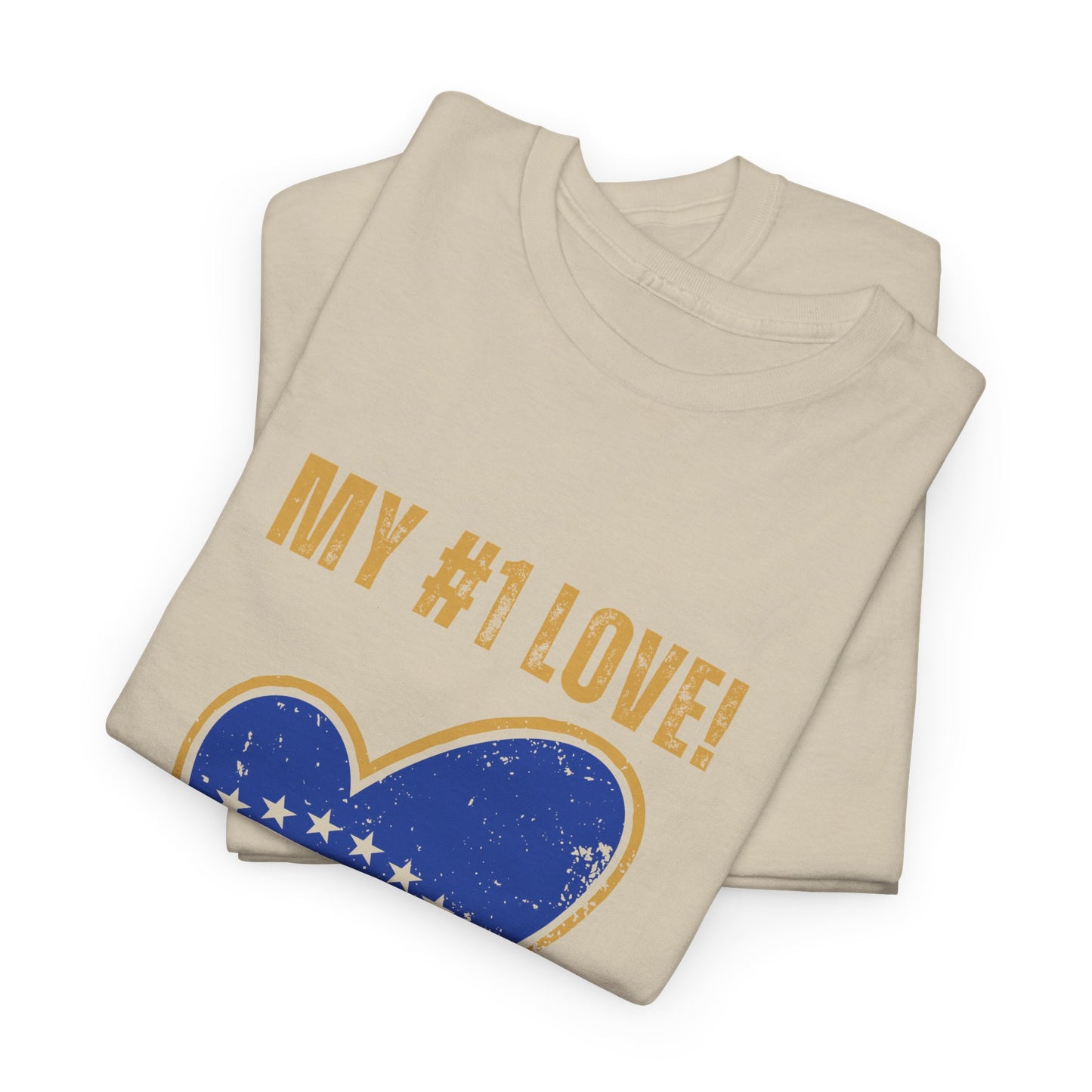 My #1 Love Kosovo Map Heart T-Shirt – Show Your Kosovar & Albanian Pride