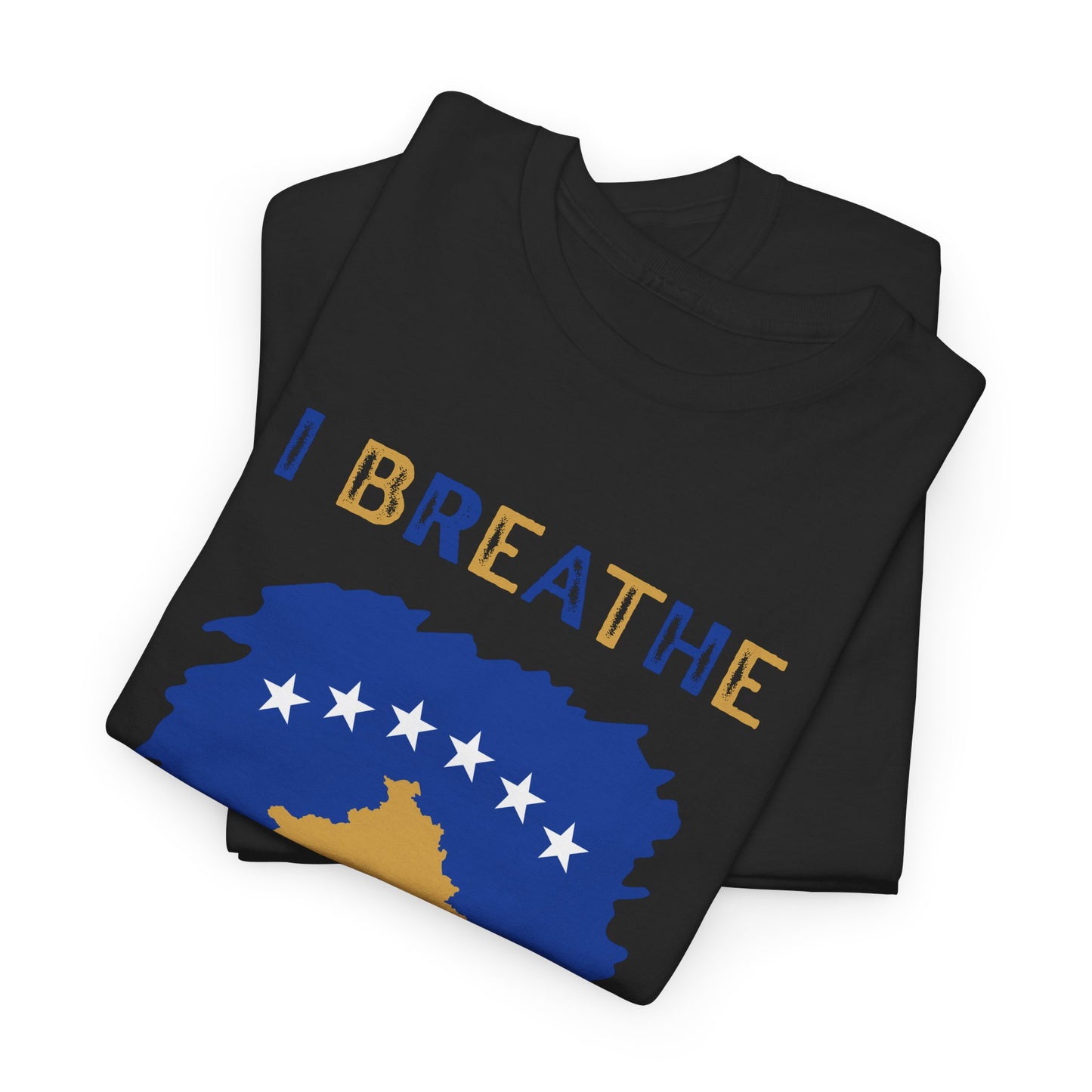 I Breathe Kosovo – Unisex Heavy Cotton Pride T-Shirt | Bold Graphic Statement Tee