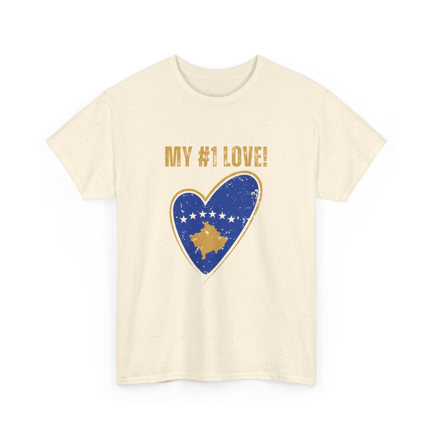 My #1 Love Kosovo Map Heart T-Shirt – Show Your Kosovar & Albanian Pride