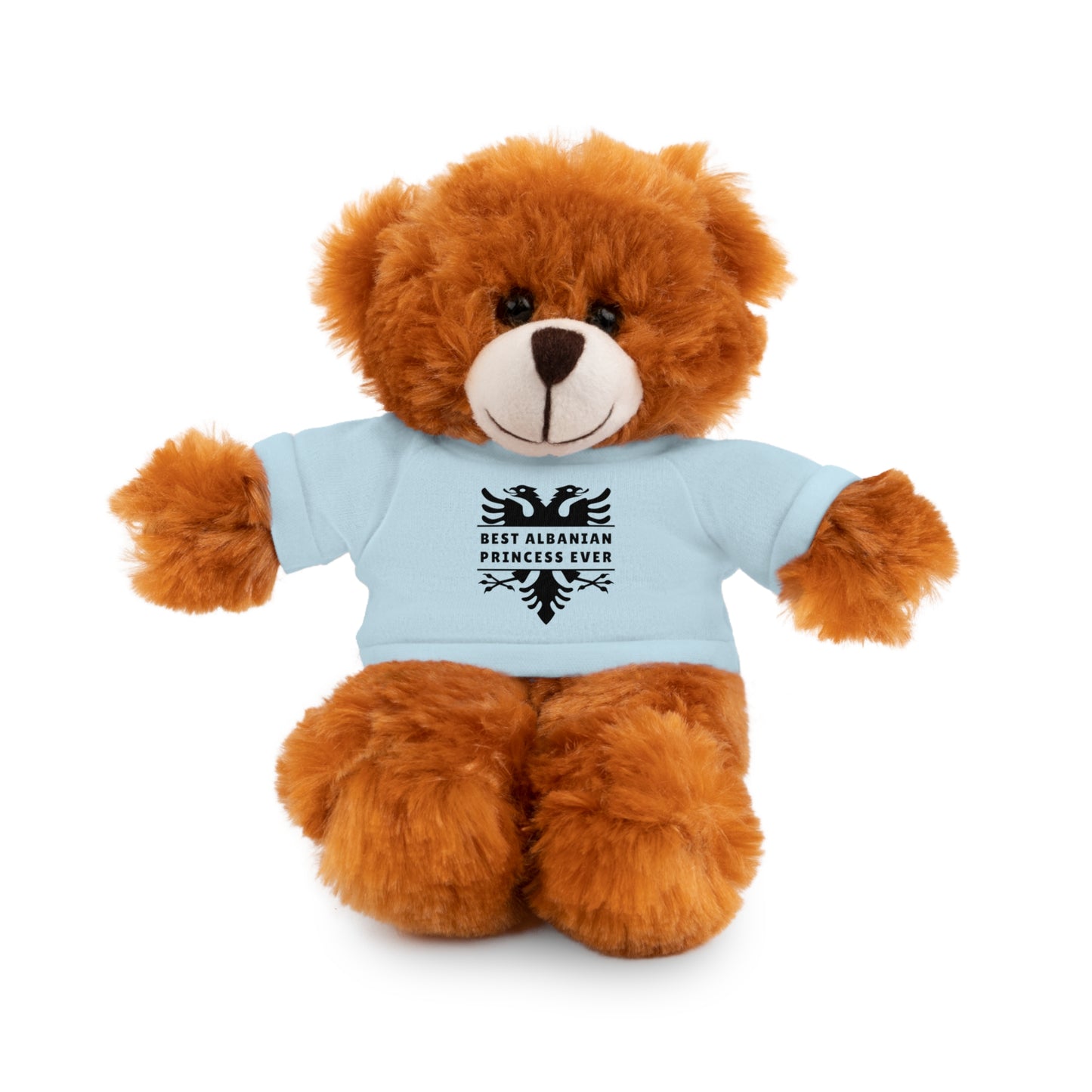 Best Albanian Princess Ever | Personalized Teddy Bear with Custom Tee | Cute Gift for Kids & Collectors