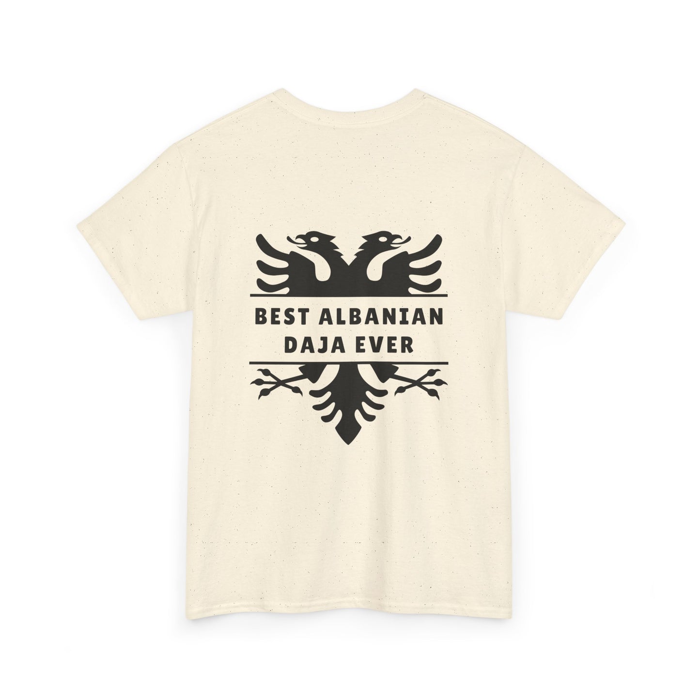 Best Albanian Daja Ever – Unisex Heavy Cotton T-Shirt Bold Family Tee | Gift for Uncles | Albanian Pride Apparel
