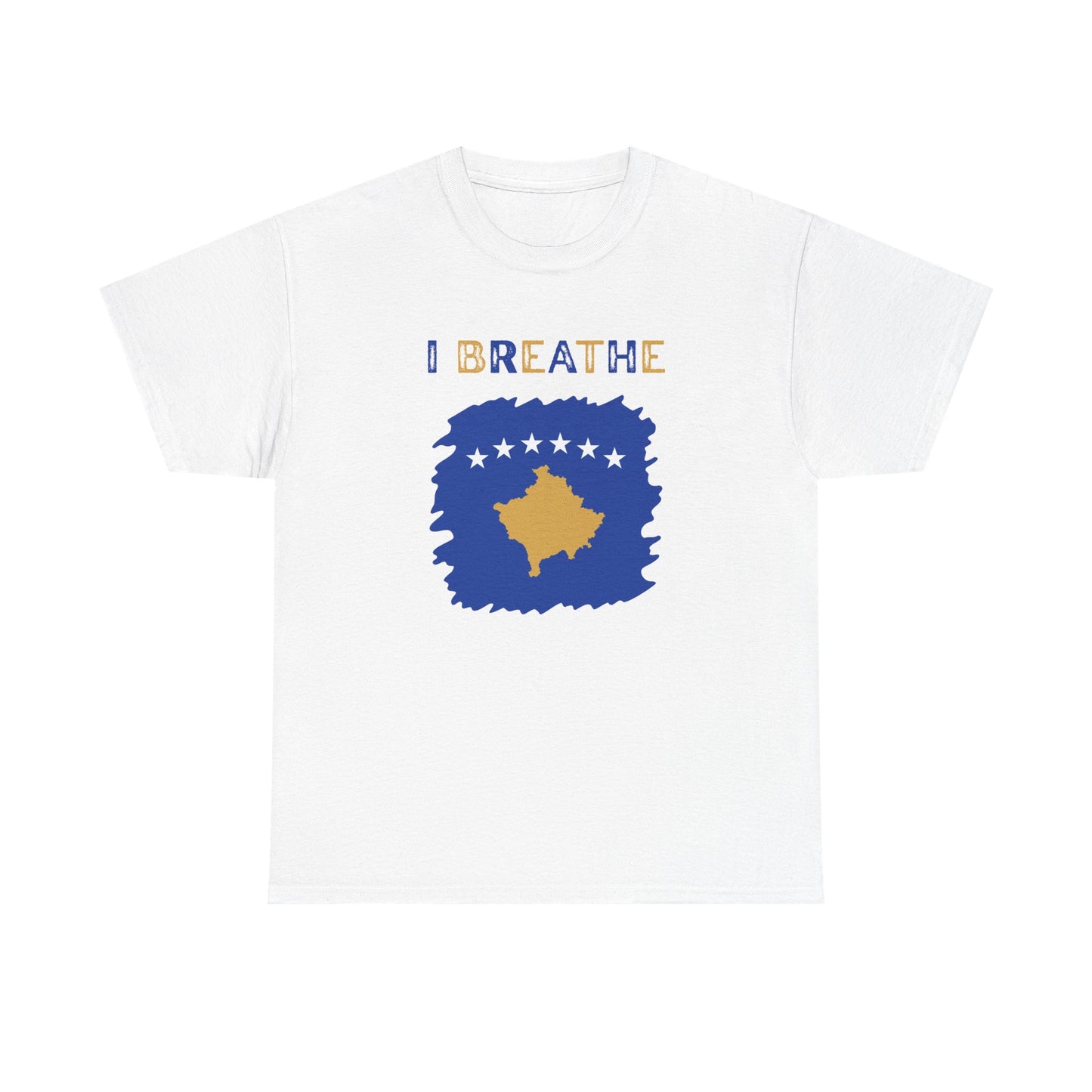 I Breathe Kosovo – Unisex Heavy Cotton Pride T-Shirt | Bold Graphic Statement Tee