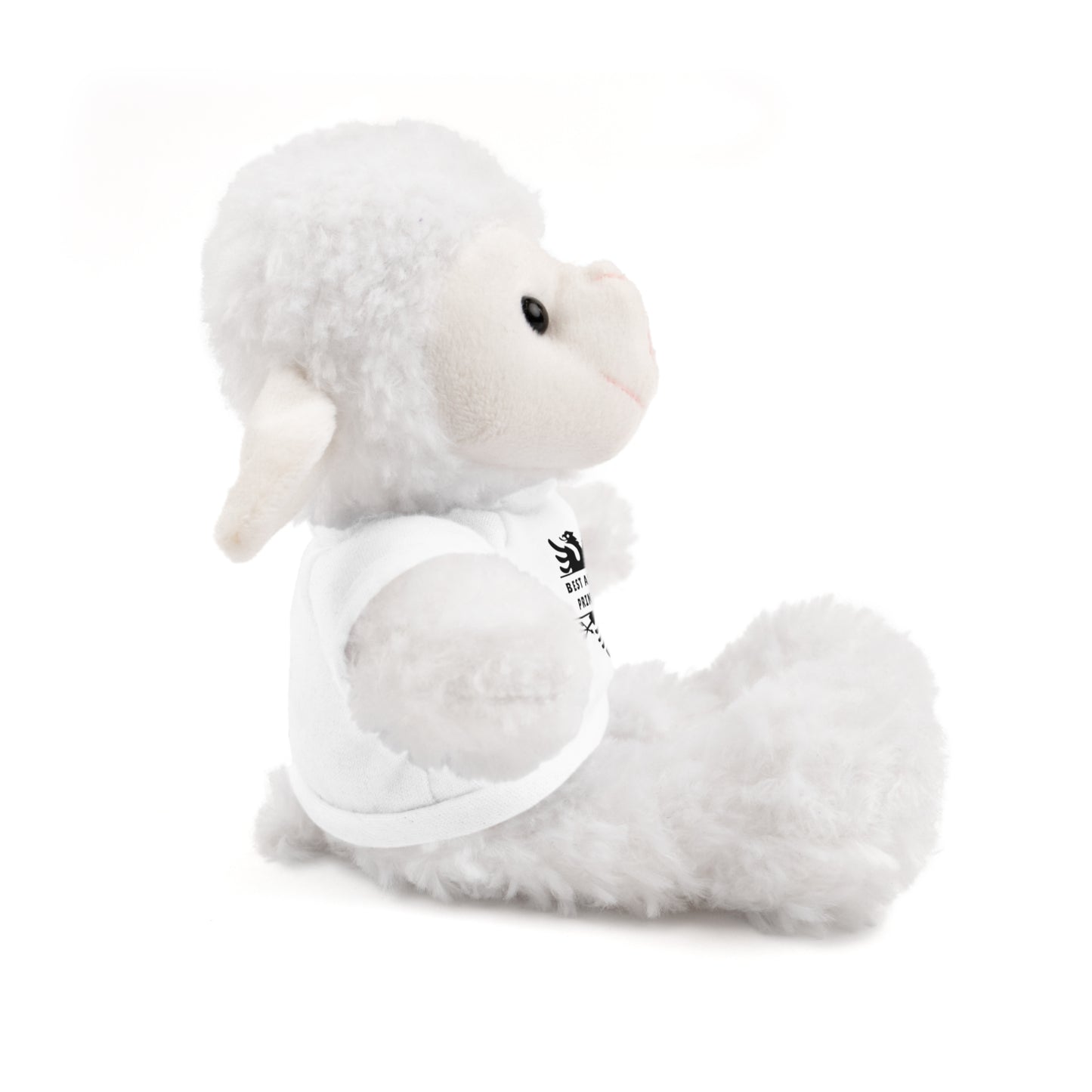 Best Albanian Prince Ever | 8" Plush Sheep with Personalized Tee – Soft Stuffed Animal Gift for Kids & Toddlers