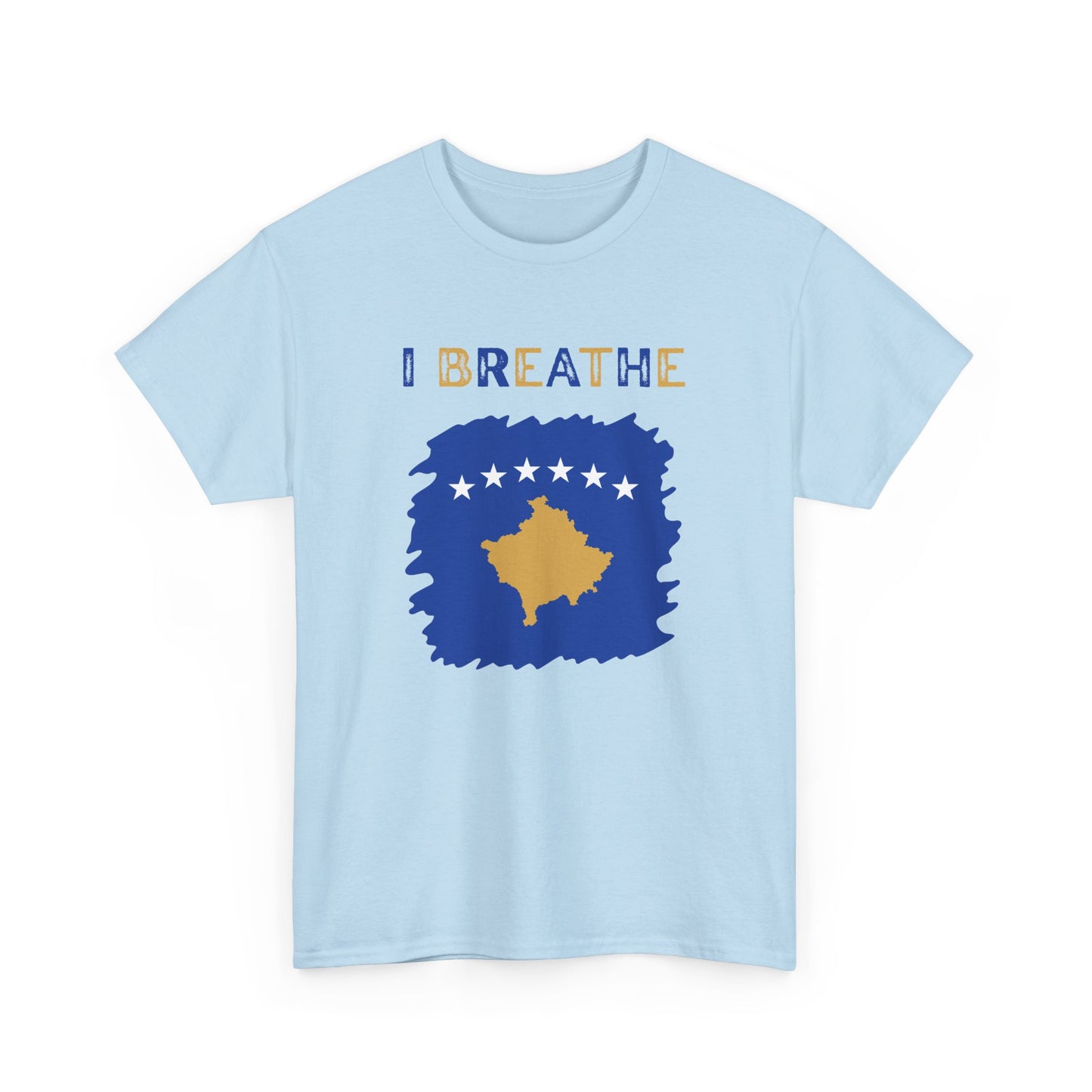 I Breathe Kosovo – Unisex Heavy Cotton Pride T-Shirt | Bold Graphic Statement Tee