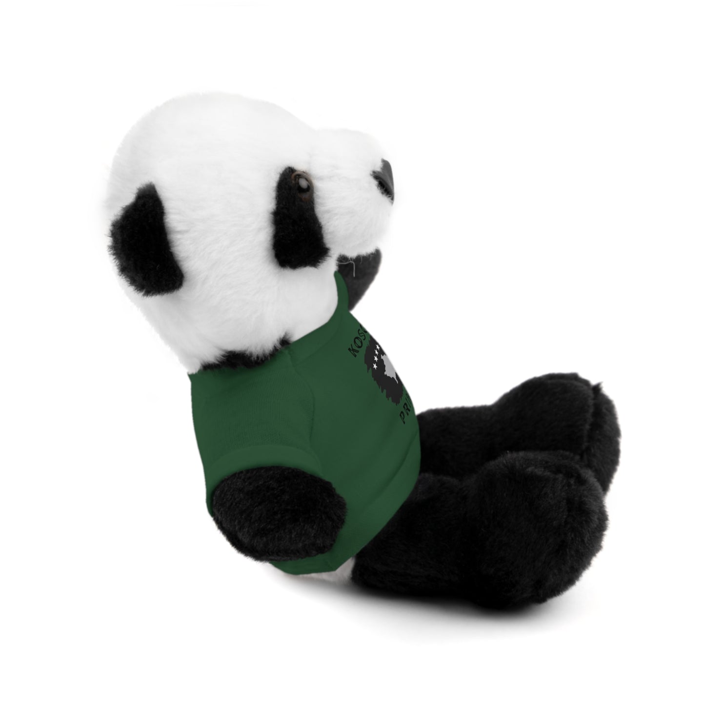 Kosovo Prince | 8" Plush Panda with Personalized Tee – Sweet & Snuggly Gift for Boys & Toddlers