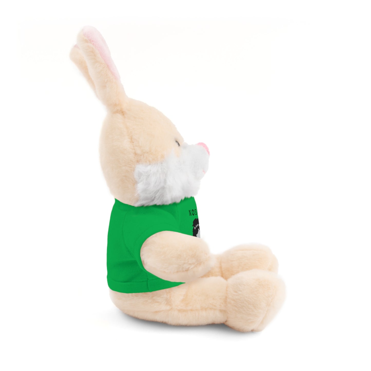 Kosovo Princess | 8" Plush Bunny with Personalized Tee – Cute Stuffed Animal Gift for Kids & Toddlers
