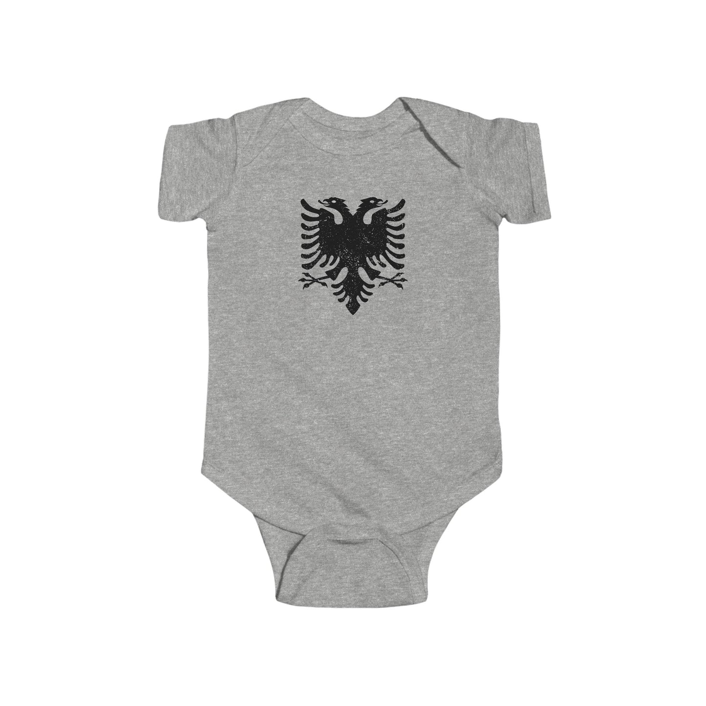 Albanian Eagle Infant Bodysuit – Soft Cotton Baby Onesie | Newborn Gift, Heritage Outfit, Personalized Baby Wear