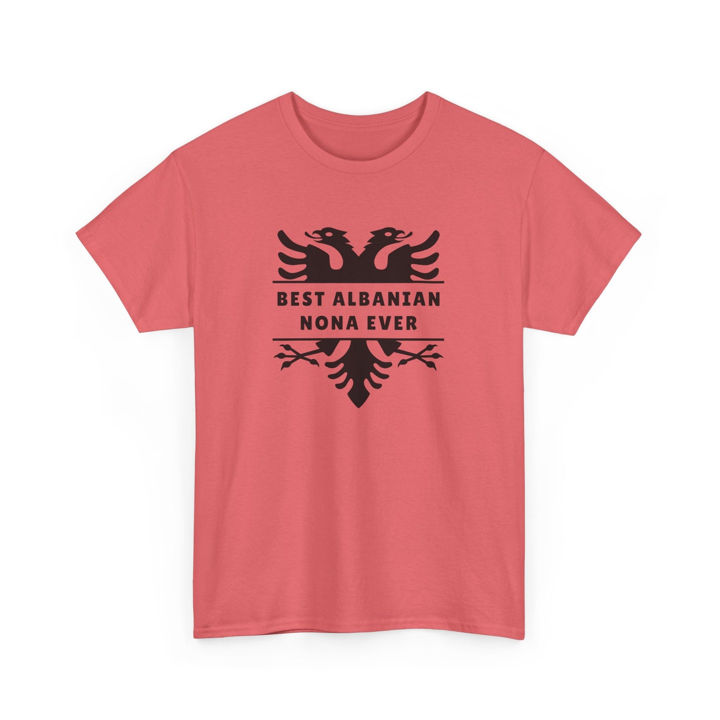 Best Albanian Nona Ever – Heavy Cotton T-Shirt Respect, Love & Legacy | Cultural Family Pride | Everyday Comfort with Meaning