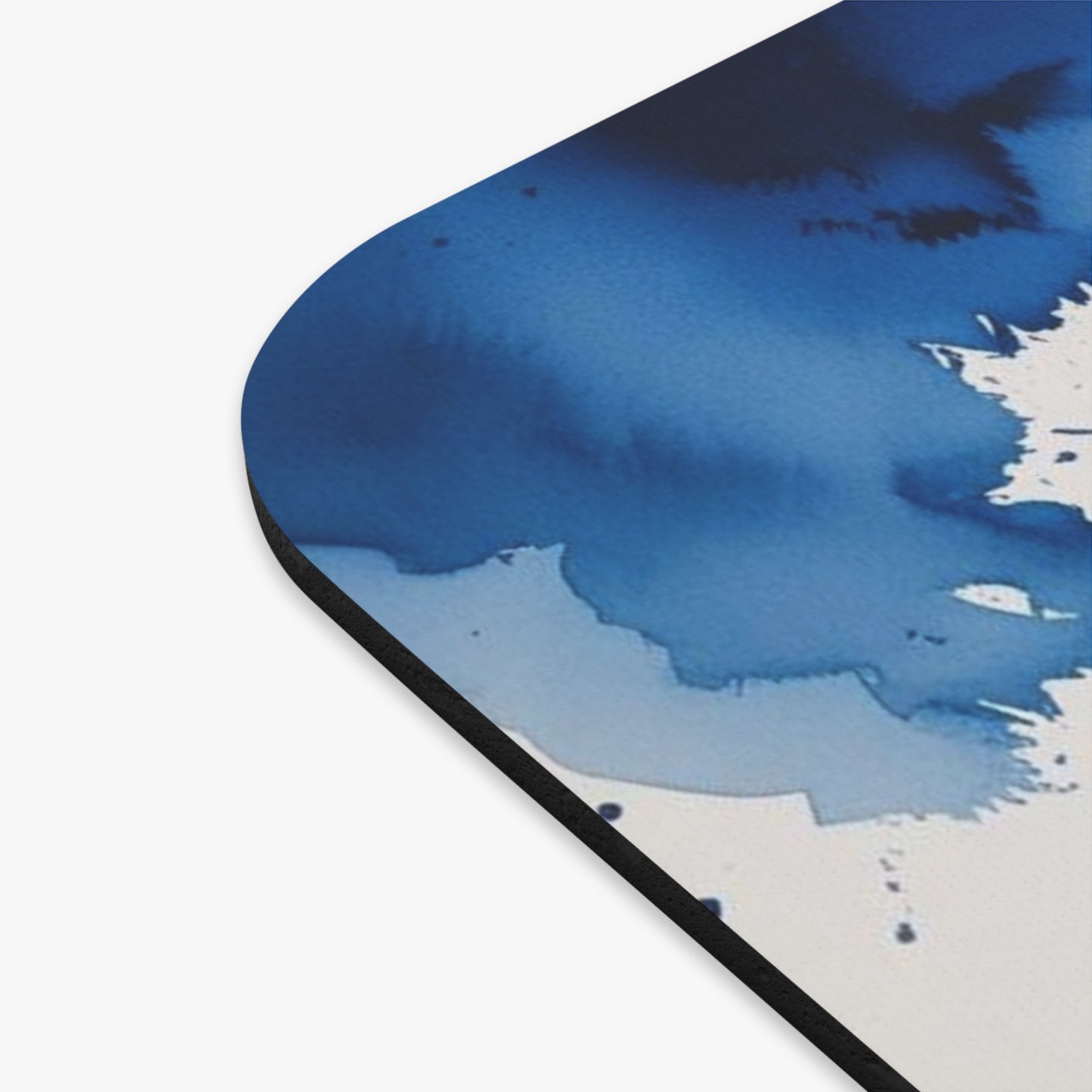 Kosovo Eagle Mousepad – 9"x8" Watercolor-Inspired Desk Mat Blue & Yellow Tones | Sharr Mountains Background | Patriotic Kosovo Desk Accessory