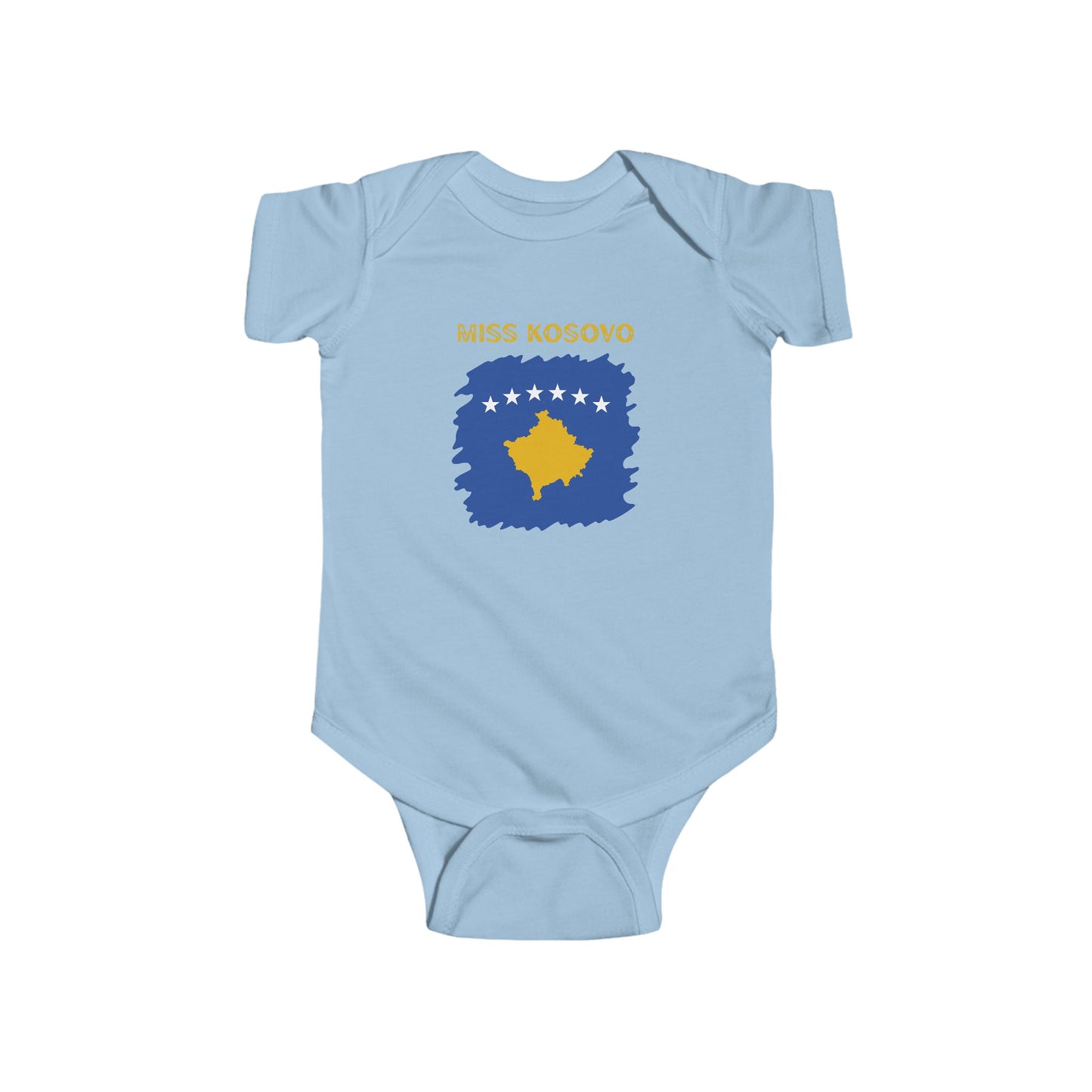 Miss Kosovo – Kosovo Pride Infant Bodysuit | National Baby Gift, Cultural Baby Shower Outfit, International Infant Wear
