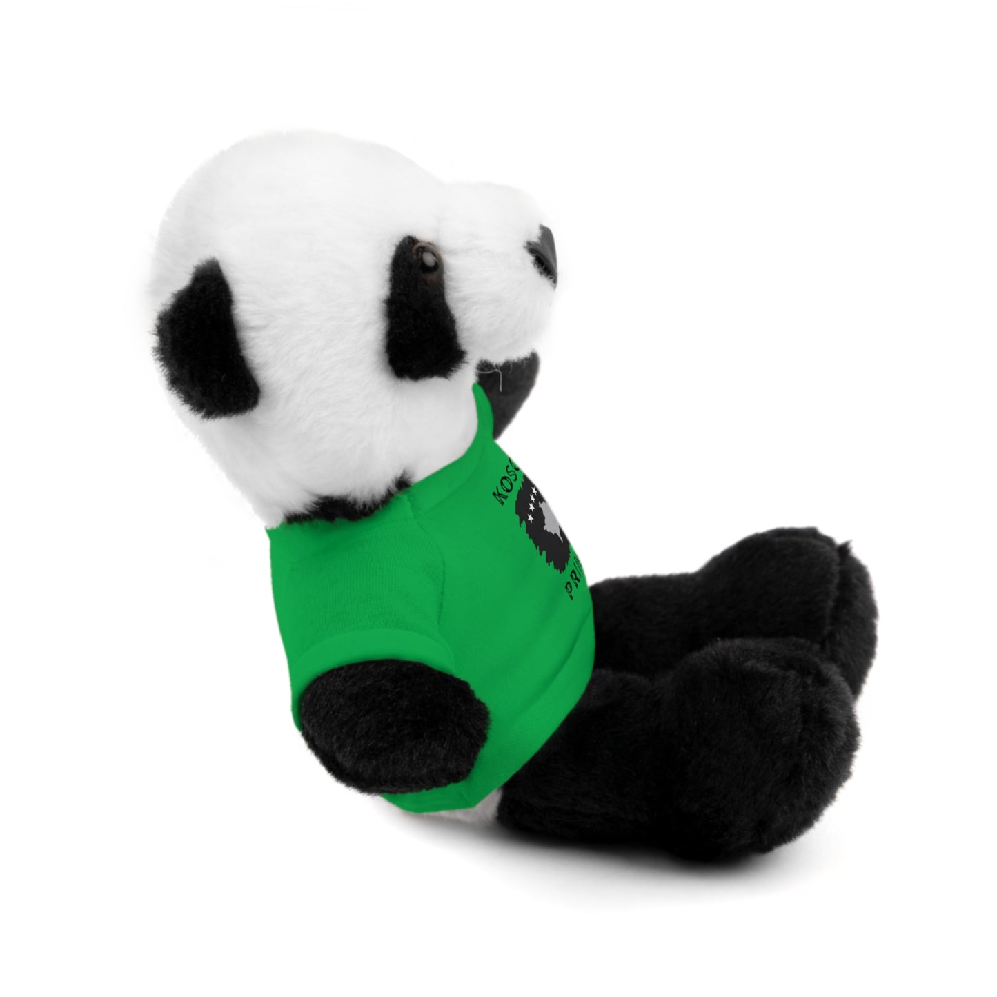 Kosovo Prince | 8" Plush Panda with Personalized Tee – Sweet & Snuggly Gift for Boys & Toddlers