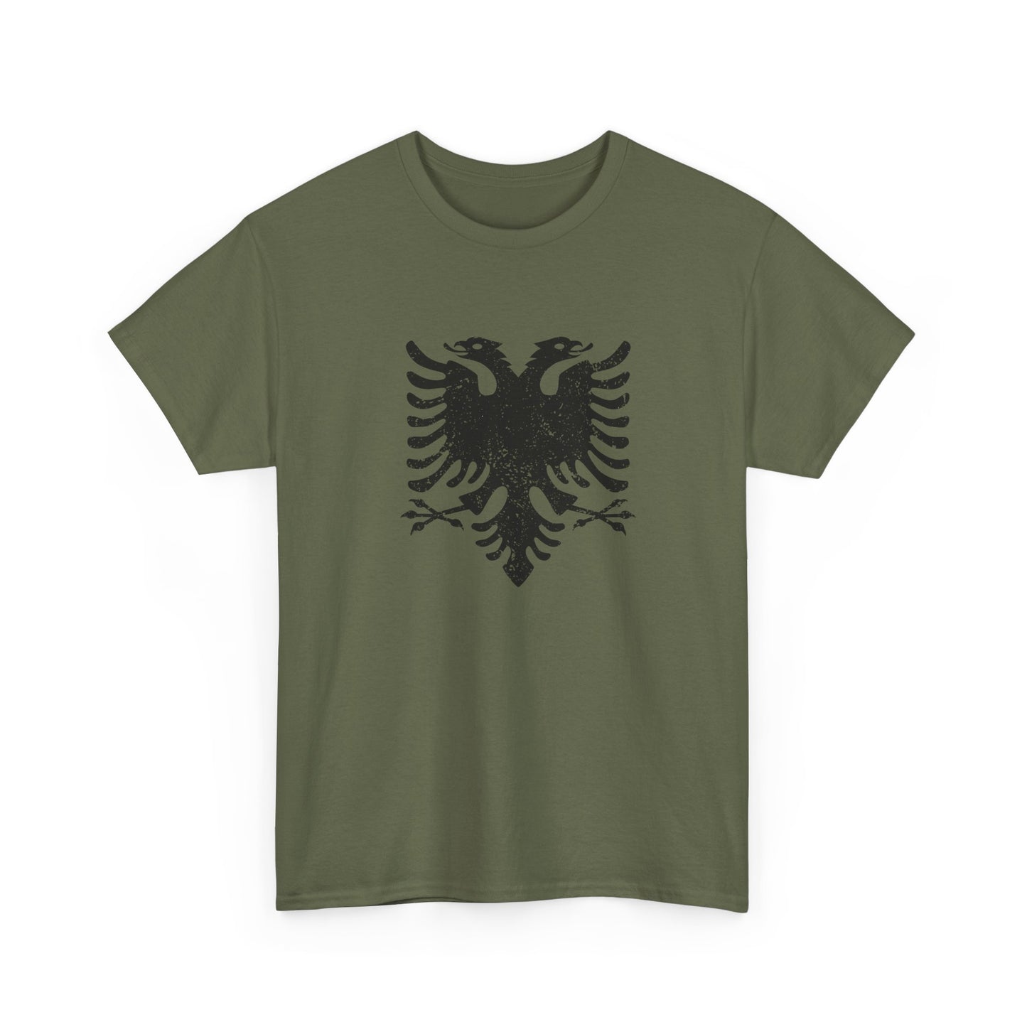 Distressed Albanian Eagle Tee – Unisex Graphic T-Shirt | Bold Heritage Wear for Everyday Pride, Travel & Celebration
