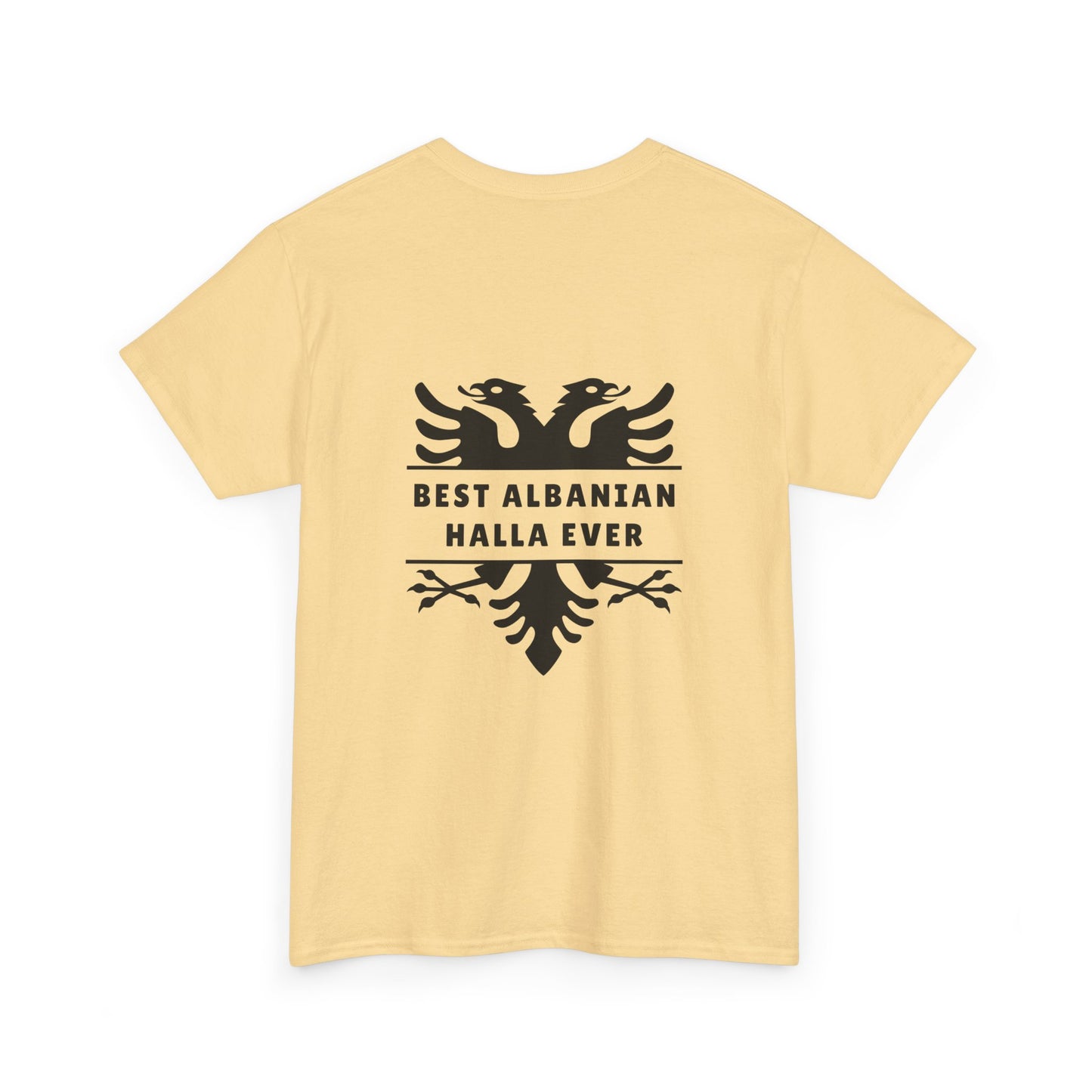 Best Albanian Halla Heavy Cotton T-Shirt Bold Family Pride | Albanian Auntie Gift | Comfortable Everyday Apparel