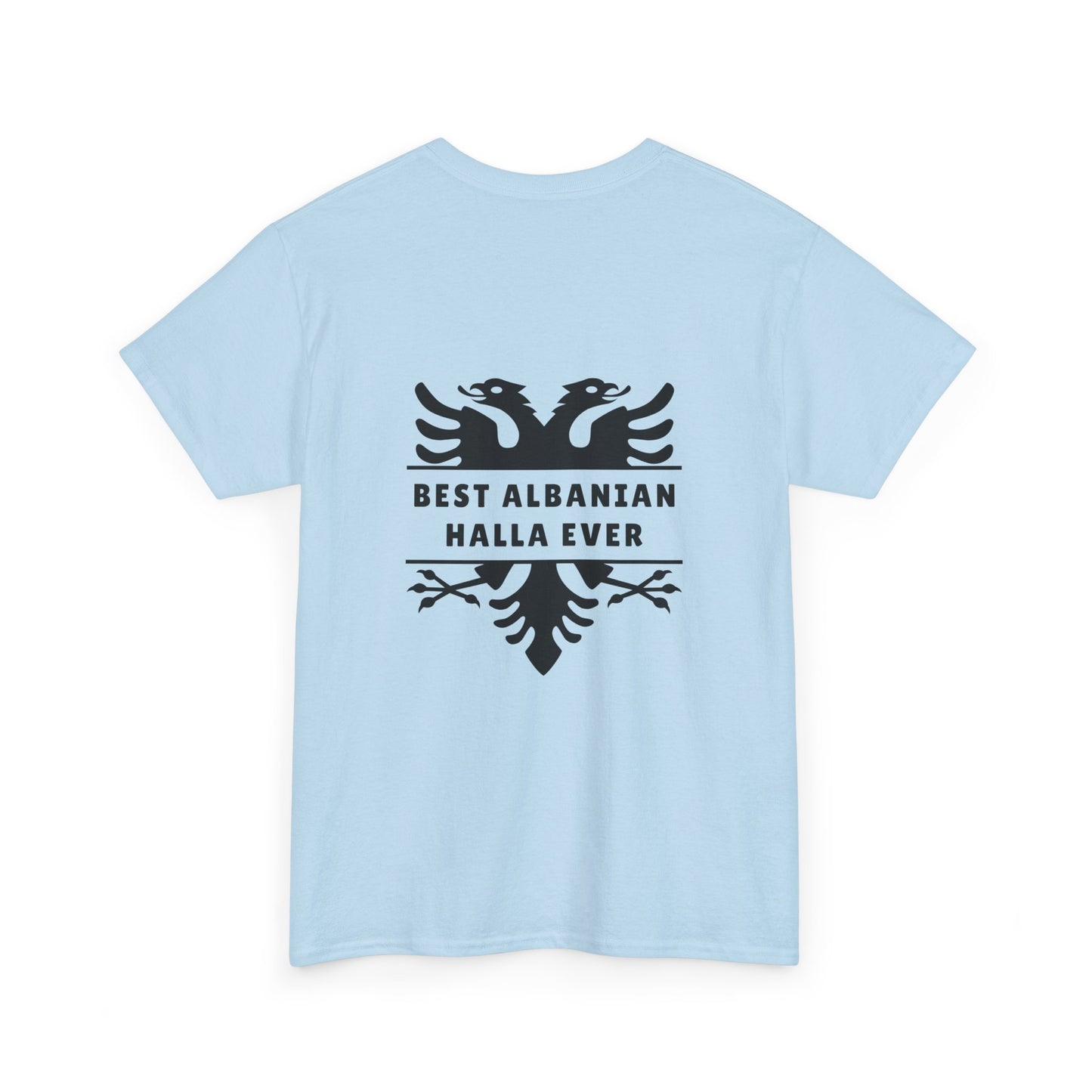 Best Albanian Halla Heavy Cotton T-Shirt Bold Family Pride | Albanian Auntie Gift | Comfortable Everyday Apparel