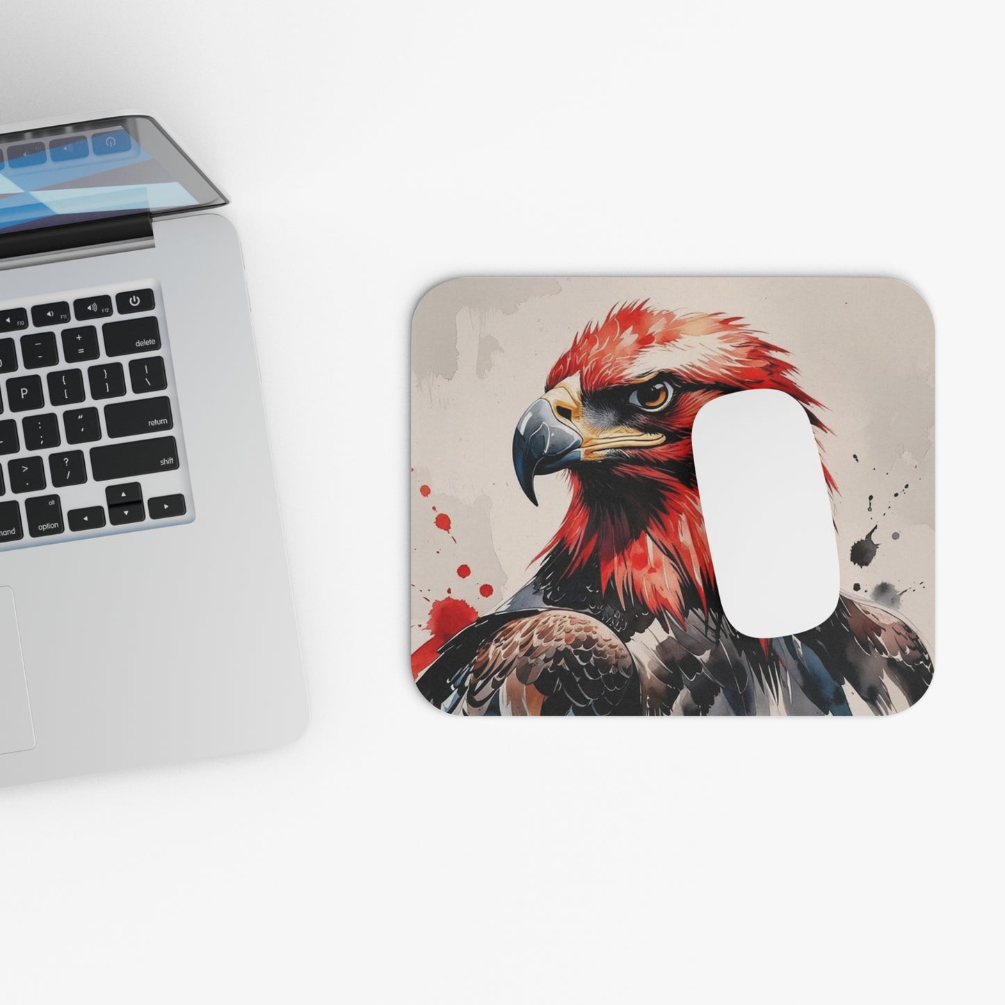 Albanian Eagle Mouse Pad – Red & Black Edition (9" x 8") Bold Desk Accessory | Patriotic Office Decor | Gift for Proud Albanians