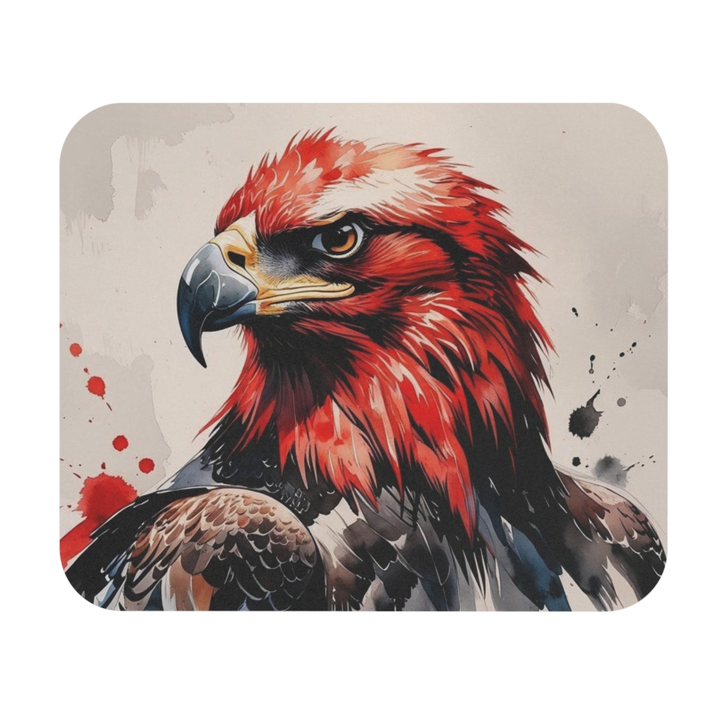 Albanian Eagle Mouse Pad – Red & Black Edition (9" x 8") Bold Desk Accessory | Patriotic Office Decor | Gift for Proud Albanians
