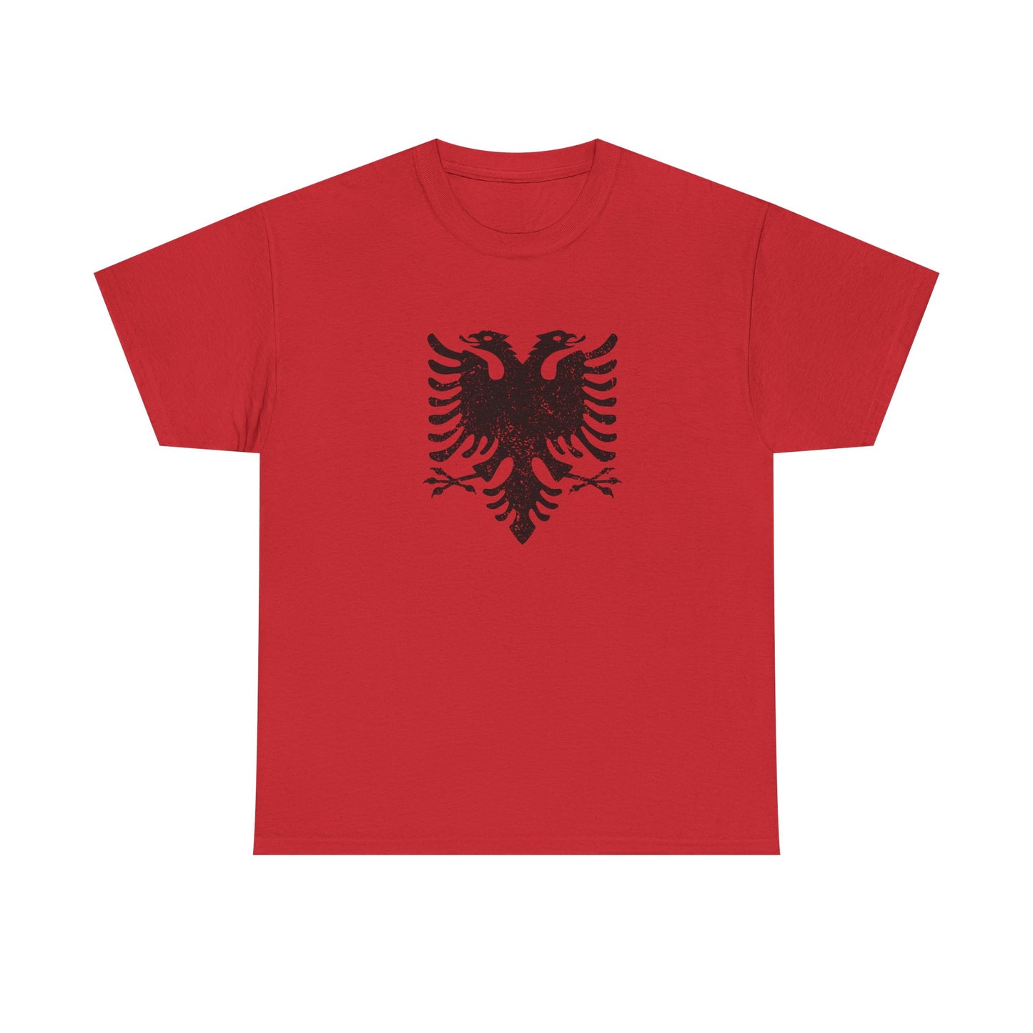 Distressed Albanian Eagle Tee – Unisex Graphic T-Shirt | Bold Heritage Wear for Everyday Pride, Travel & Celebration