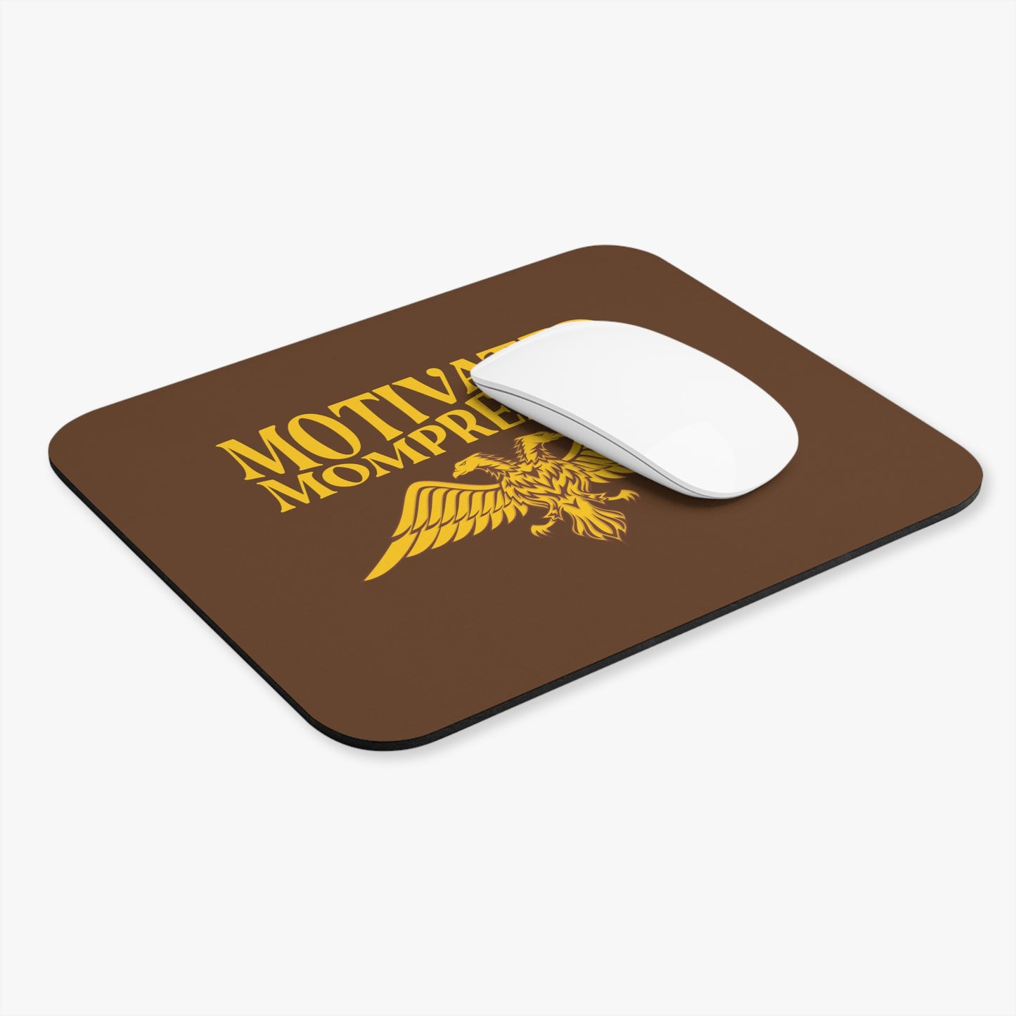 Albanian Eagle “Motivated Mompreneur” Mouse Pad – Sleek Desk Mousepad for Powerful Working Moms