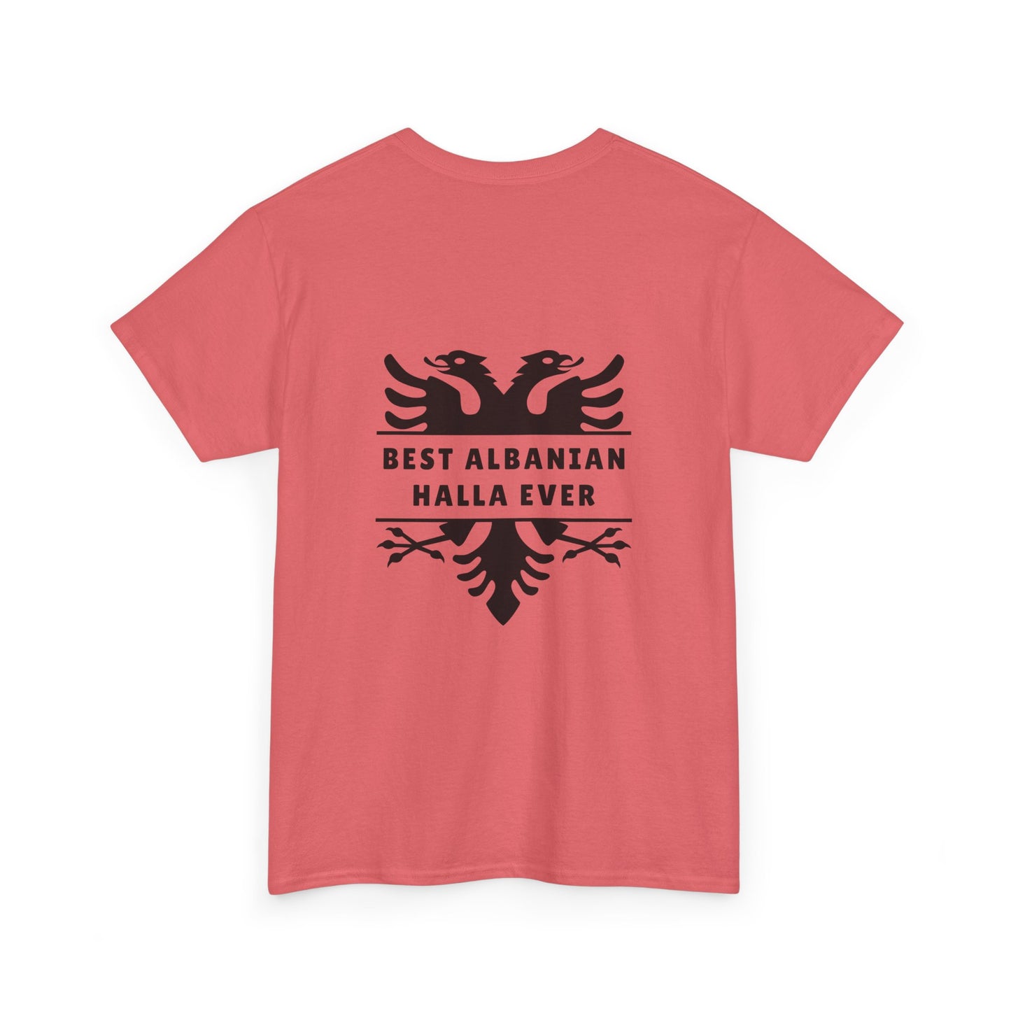 Best Albanian Halla Heavy Cotton T-Shirt Bold Family Pride | Albanian Auntie Gift | Comfortable Everyday Apparel
