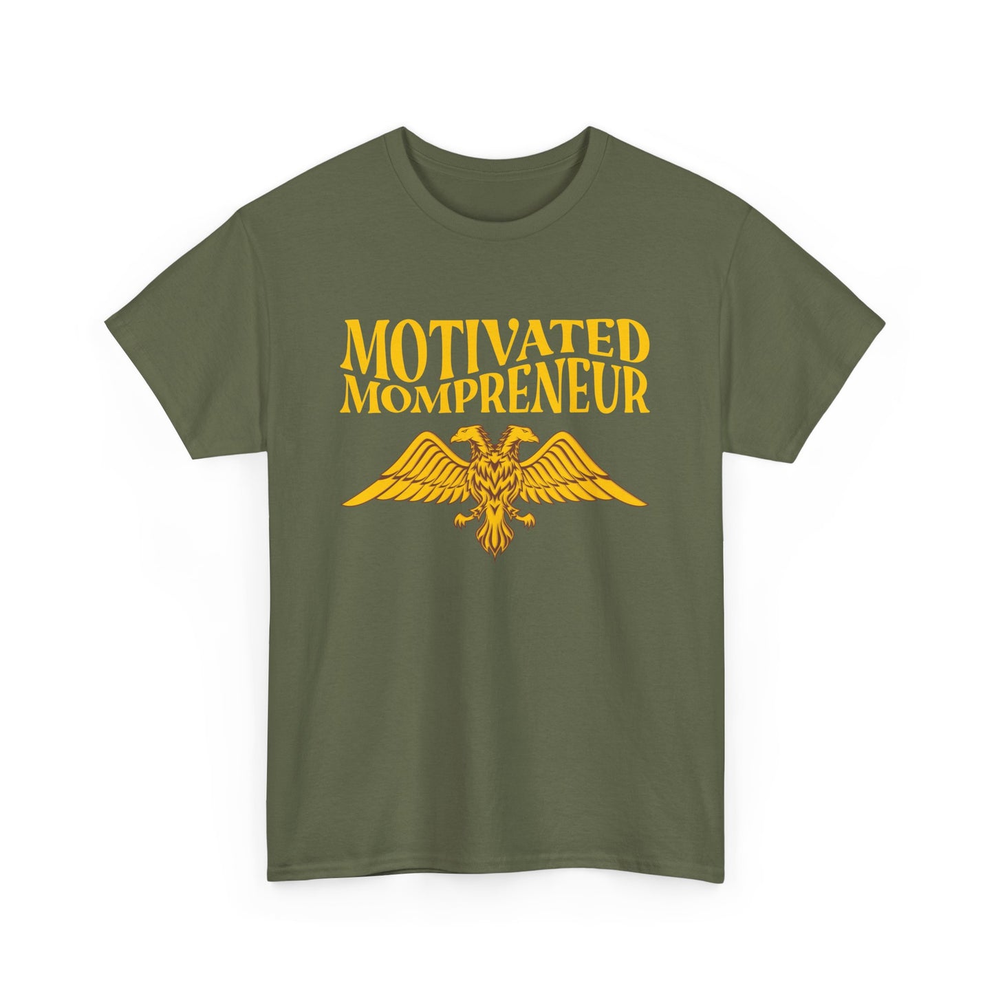 Motivated Mompreneur Tee – Unisex Heavy Cotton Shirt for Empowered Women on a Mission