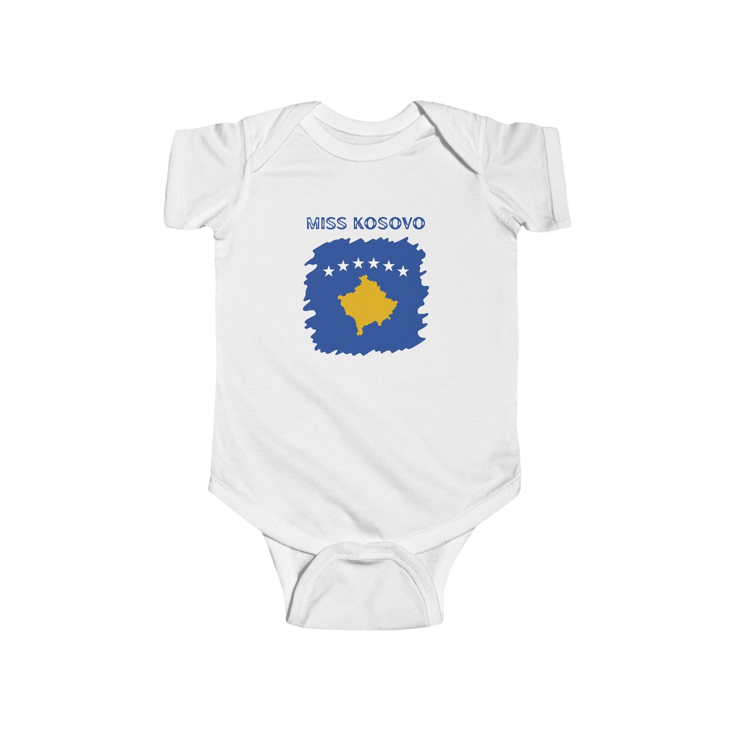 Miss Kosovo – Kosovo Pride Infant Bodysuit | National Baby Gift, Cultural Baby Shower Outfit, International Infant Wear