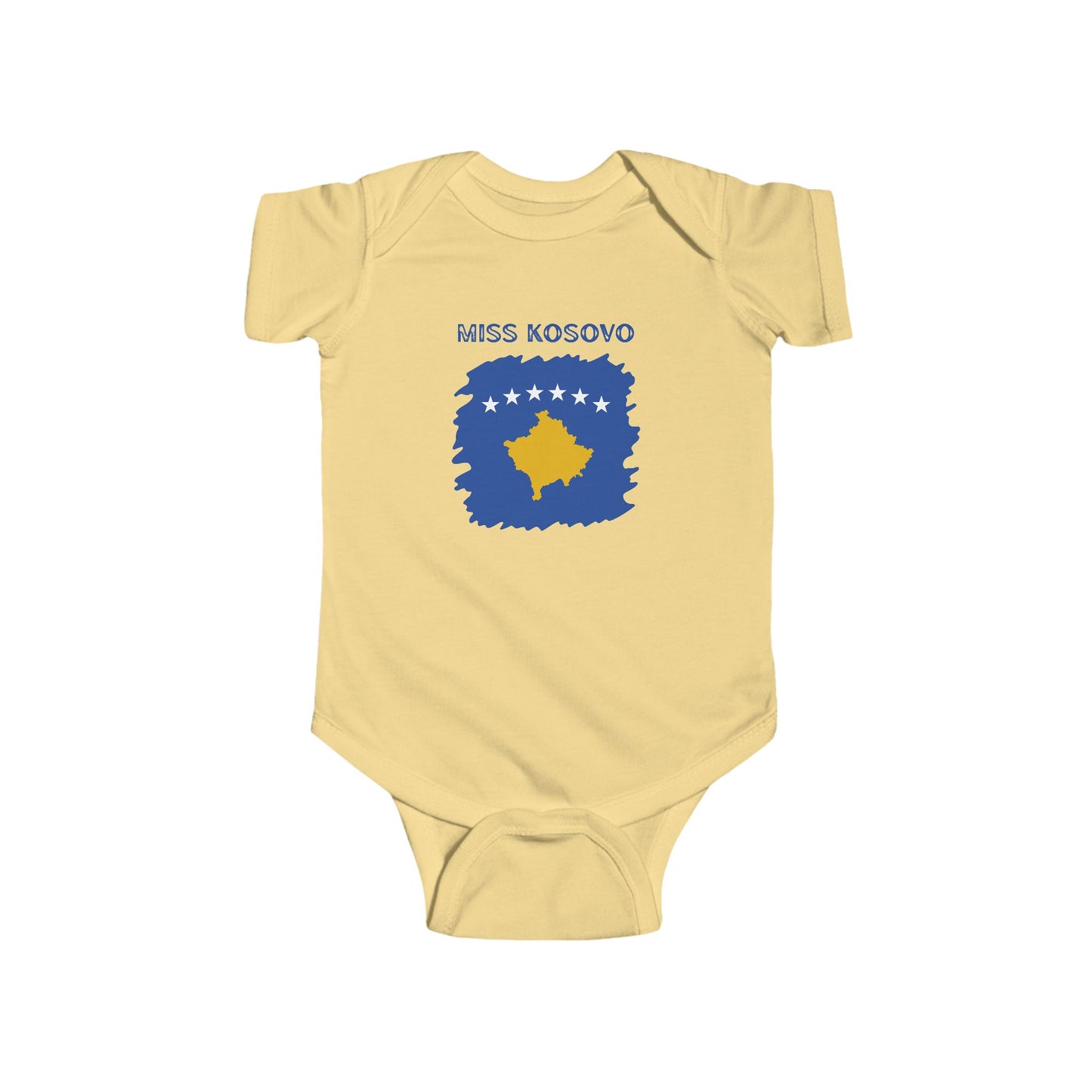 Miss Kosovo – Kosovo Pride Infant Bodysuit | National Baby Gift, Cultural Baby Shower Outfit, International Infant Wear