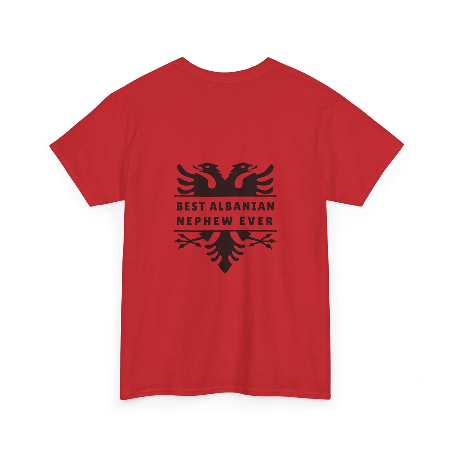 Best Albanian Nephew Ever – Heavy Cotton T-Shirt | Family Pride | Heritage Style for the Next Generation