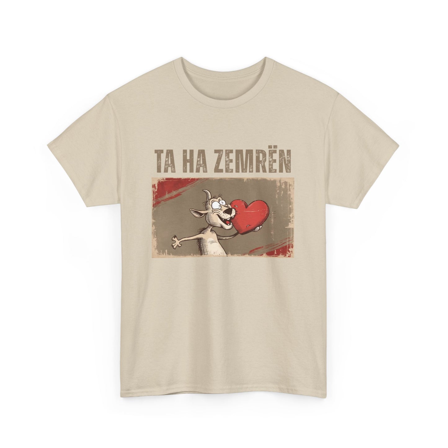 Ta Ha Zemrën – Unisex Funny Graphic Tee | Albanian Humor Shirt for Love, Laughs & Everyday Flirtation