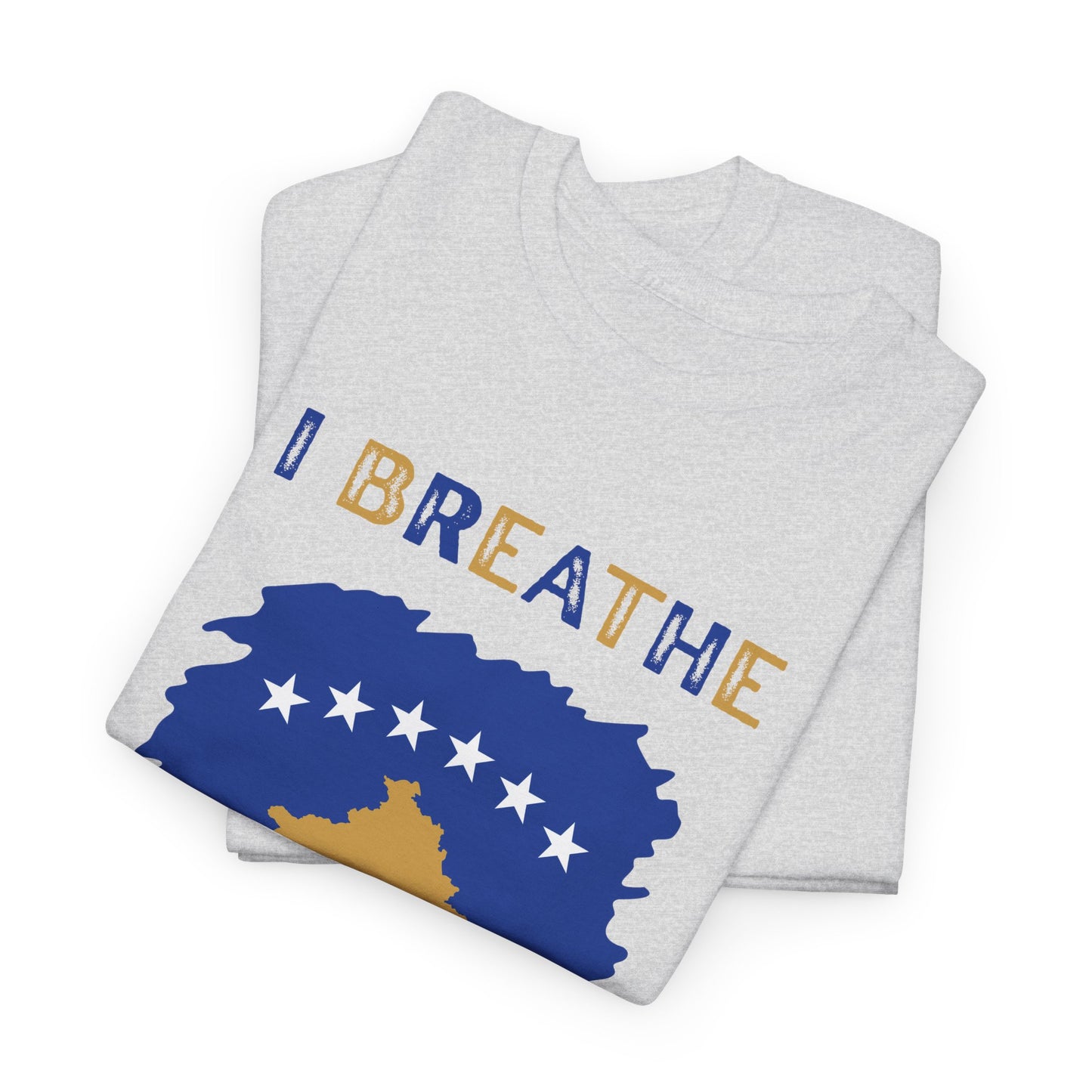 I Breathe Kosovo – Unisex Heavy Cotton Pride T-Shirt | Bold Graphic Statement Tee