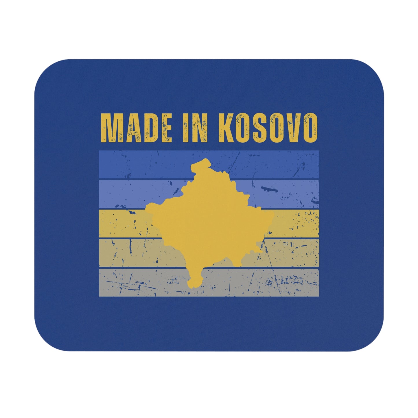 Made in Kosovo – Mouse Pad Kosovo Flag-Inspired Desk Accessory | Patriotic Office Decor | Gift for Kosovars