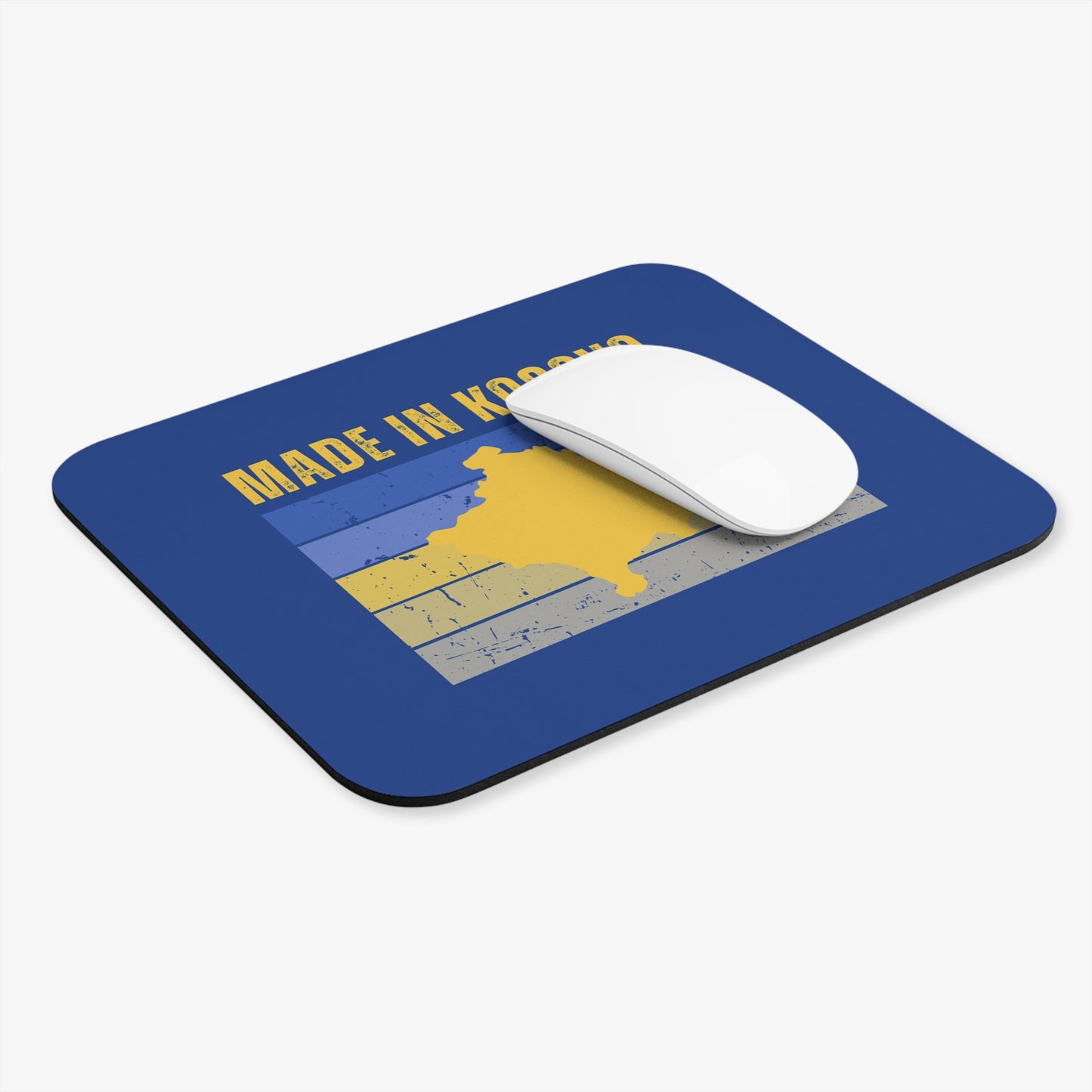 Made in Kosovo – Mouse Pad Kosovo Flag-Inspired Desk Accessory | Patriotic Office Decor | Gift for Kosovars