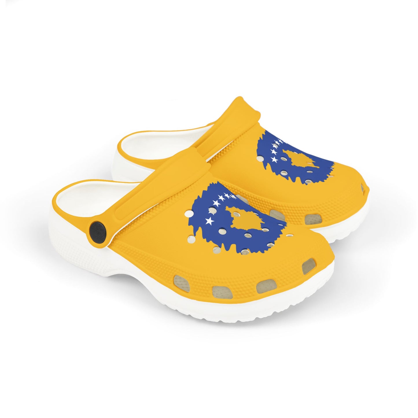 Kosovo Flag Kid’s EVA Foam Clogs – Fun & Lightweight Footwear for Summer Adventures