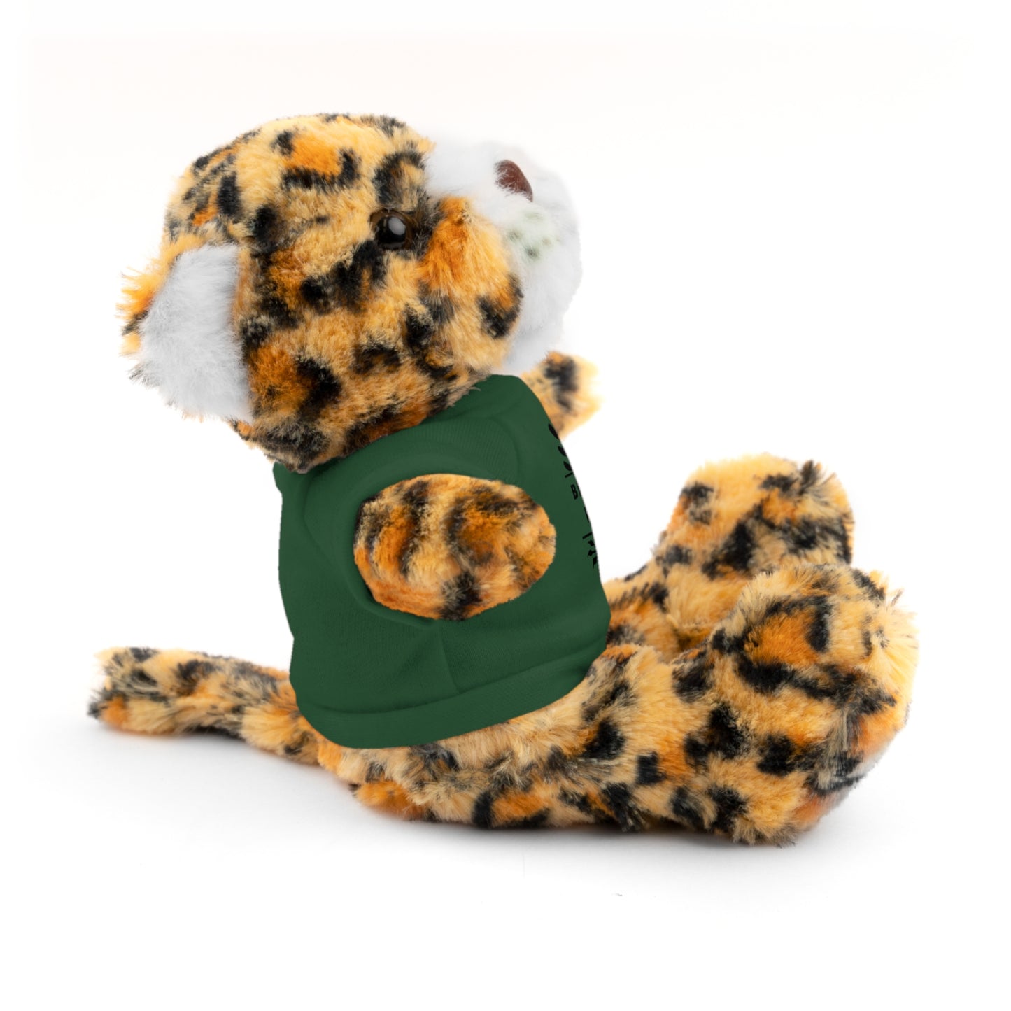 Best Albanian Prince Ever | Personalized 8" Plush Stuffed Animal Jaguar | Custom Tee in Multiple Colors | Gift for Kids & Collectors
