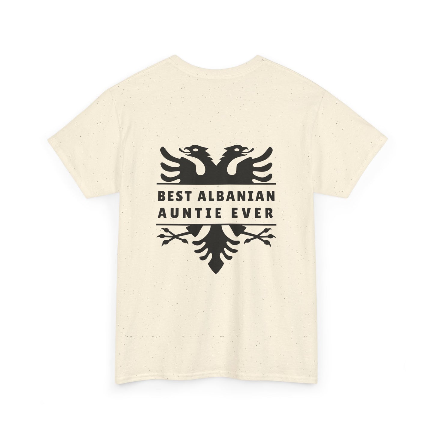 Best Albanian Auntie Ever – Unisex Heavy Cotton T-Shirt Gifts for Aunties | Family Reunion Favorite | Bold Albanian Pride Apparel