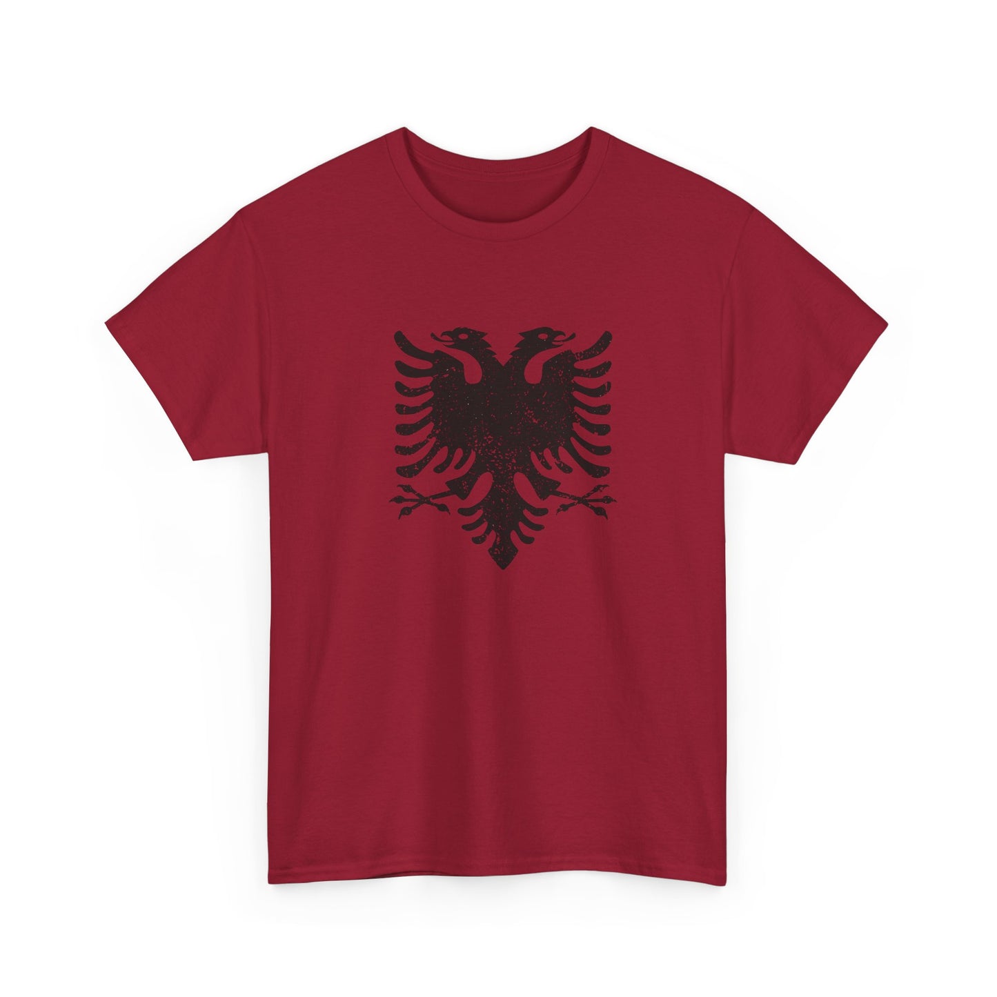 Distressed Albanian Eagle Tee – Unisex Graphic T-Shirt | Bold Heritage Wear for Everyday Pride, Travel & Celebration