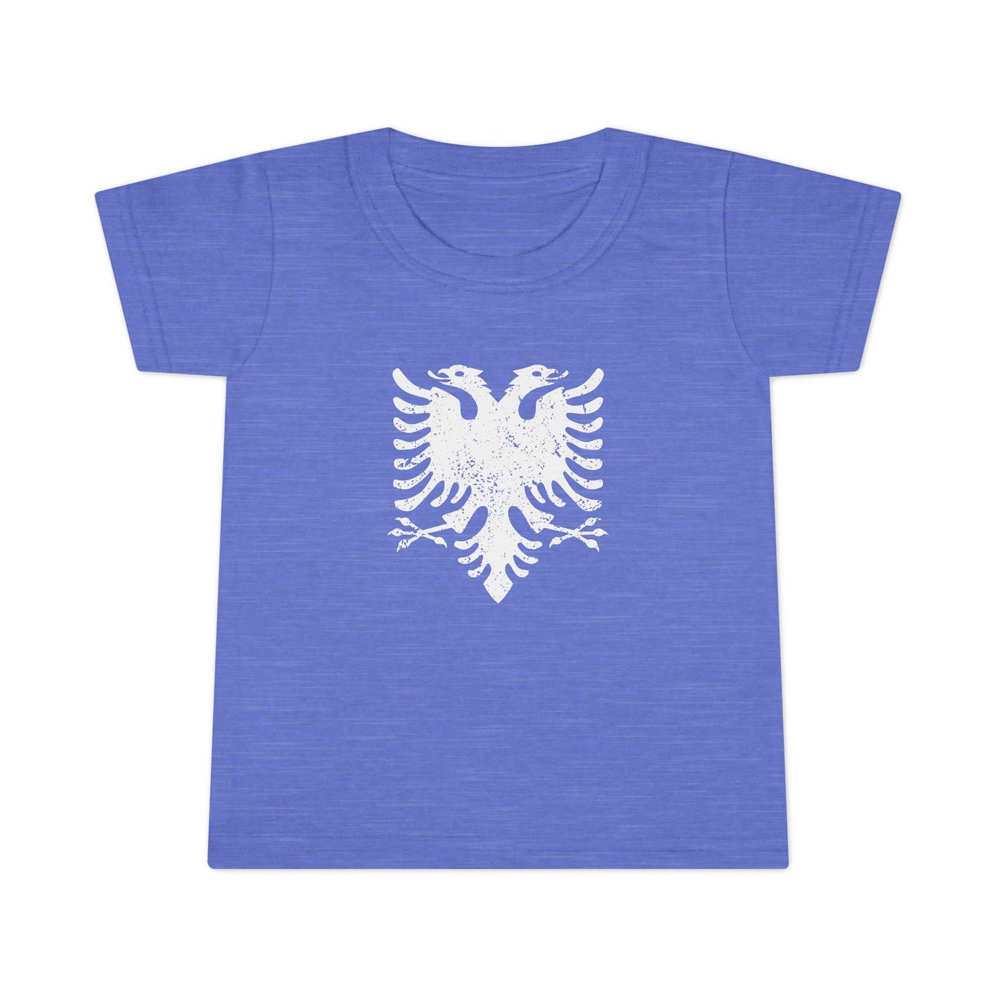 Toddler White Eagle Graphic Tee – Soft Cotton Shirt | Distressed Eagle Design for Boys & Girls, Heritage-Inspired Kidswear