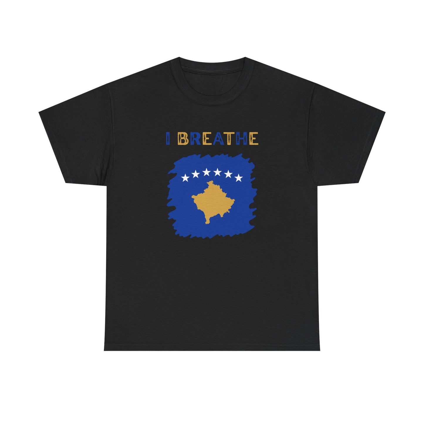 I Breathe Kosovo – Unisex Heavy Cotton Pride T-Shirt | Bold Graphic Statement Tee