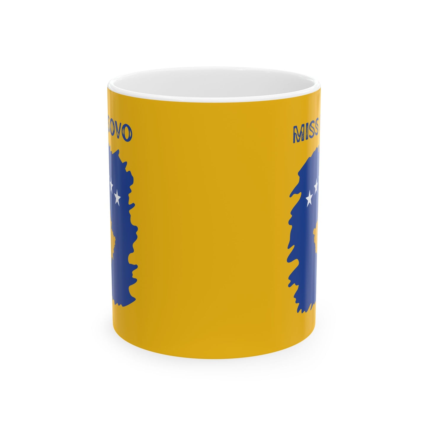 Miss Kosovo Flag Ceramic Mug – Unique 11oz Coffee Cup for Patriots | Perfect Holiday Gift & Home Decor
