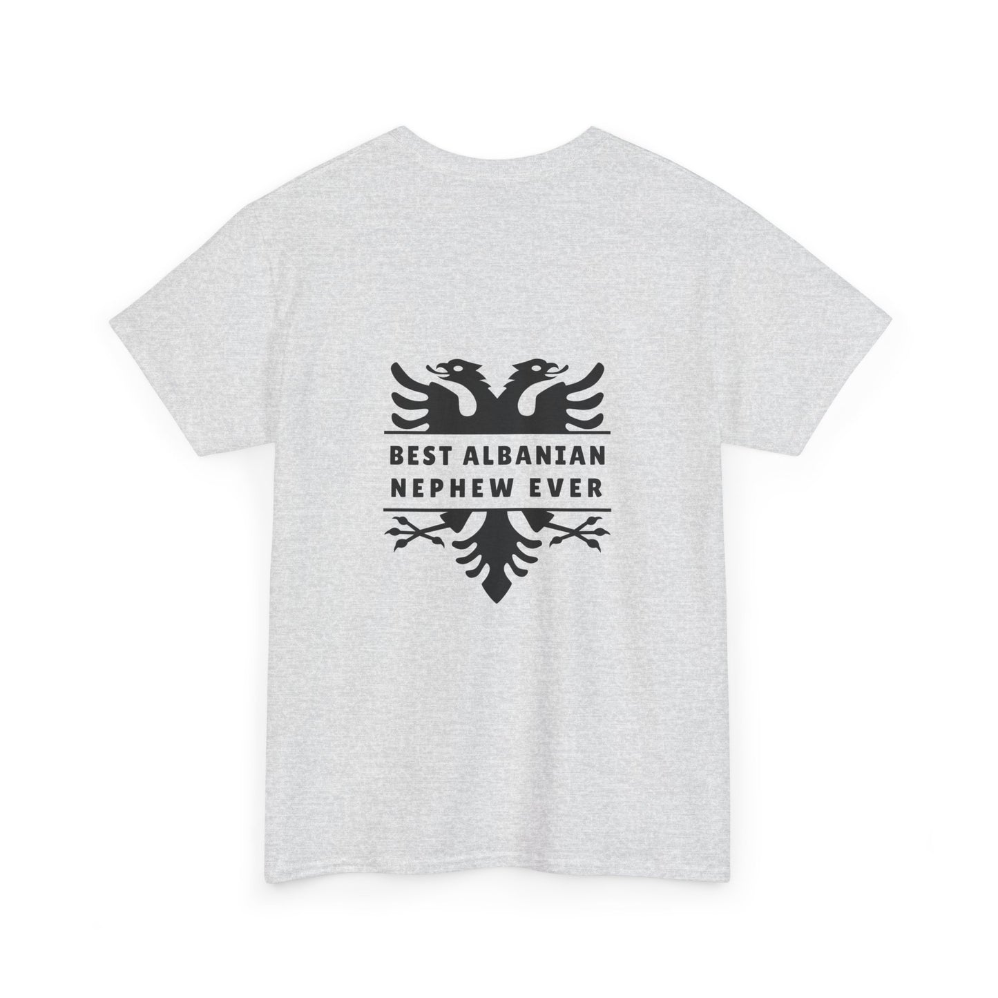 Best Albanian Nephew Ever – Heavy Cotton T-Shirt | Family Pride | Heritage Style for the Next Generation