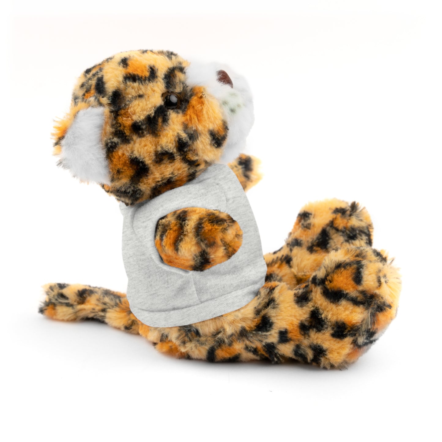 Kosovo Princess | 8" Plush Jaguar with Personalized Tee – Fierce & Cuddly Gift for Kids & Toddlers