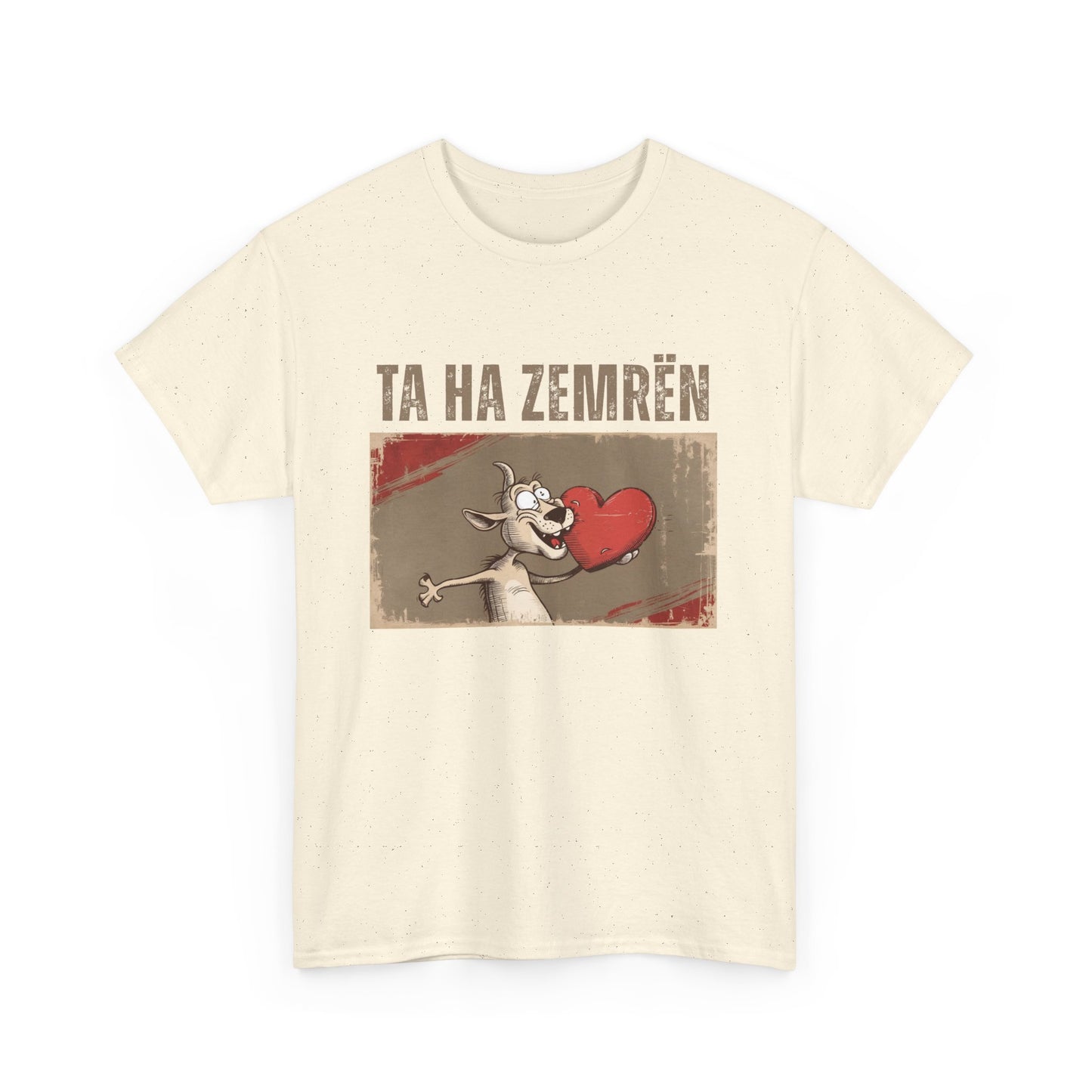 Ta Ha Zemrën – Unisex Funny Graphic Tee | Albanian Humor Shirt for Love, Laughs & Everyday Flirtation