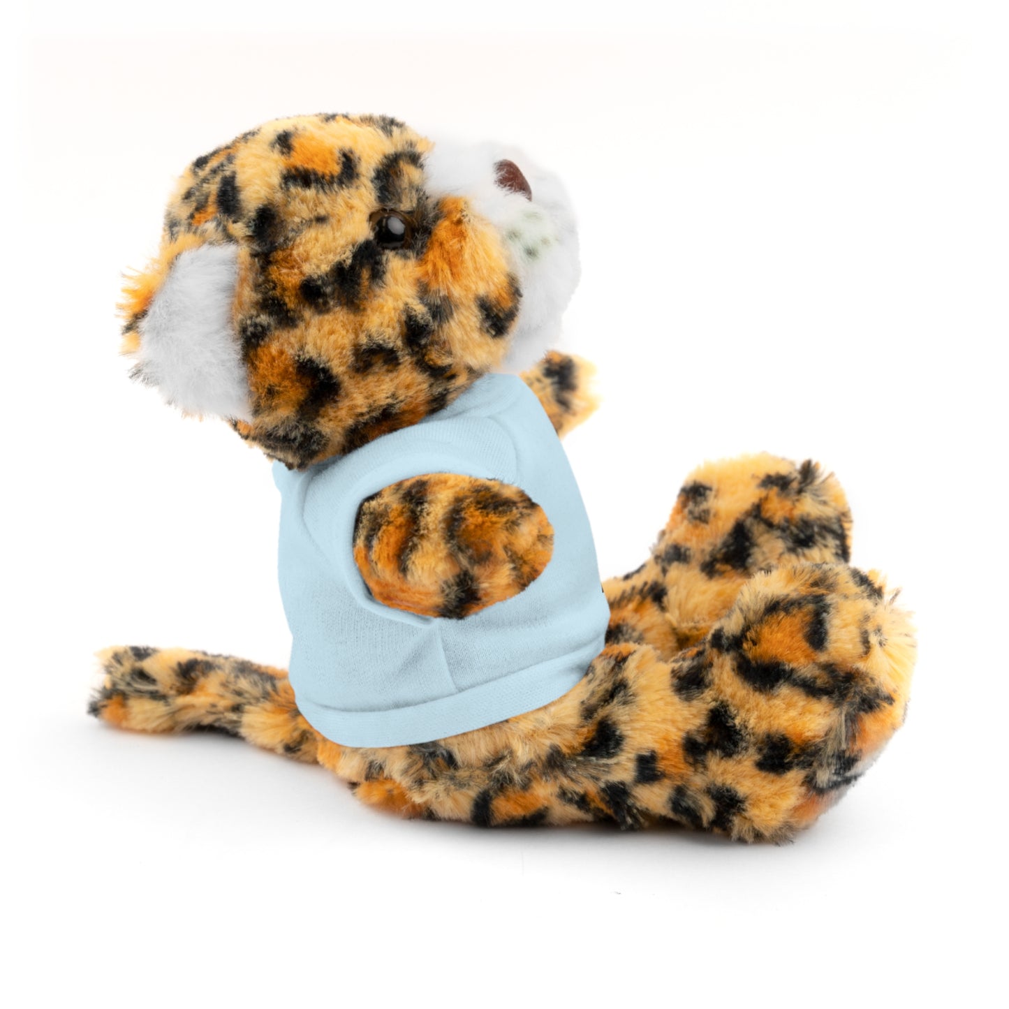 Kosovo Princess | 8" Plush Jaguar with Personalized Tee – Fierce & Cuddly Gift for Kids & Toddlers
