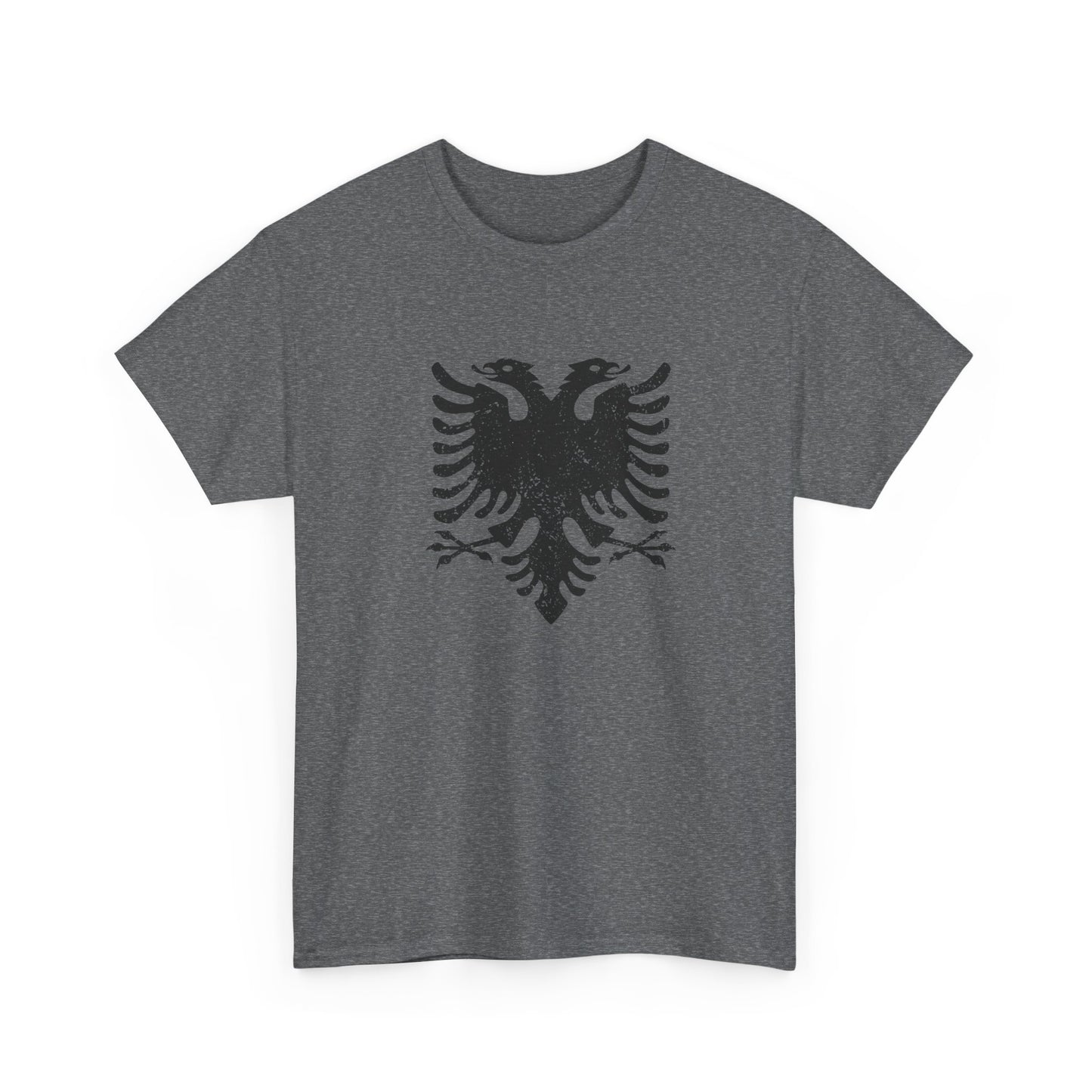 Distressed Albanian Eagle Tee – Unisex Graphic T-Shirt | Bold Heritage Wear for Everyday Pride, Travel & Celebration