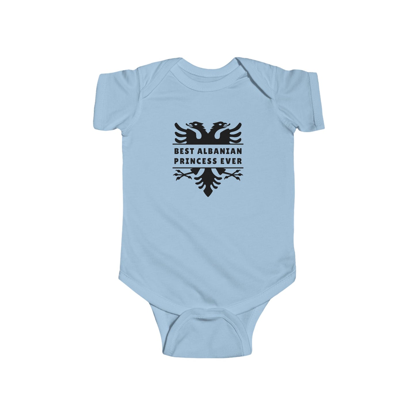Best Albanian Princess Ever Infant Bodysuit | Cute Baby Girl Outfit – Albanian Heritage Baby Shower Gift