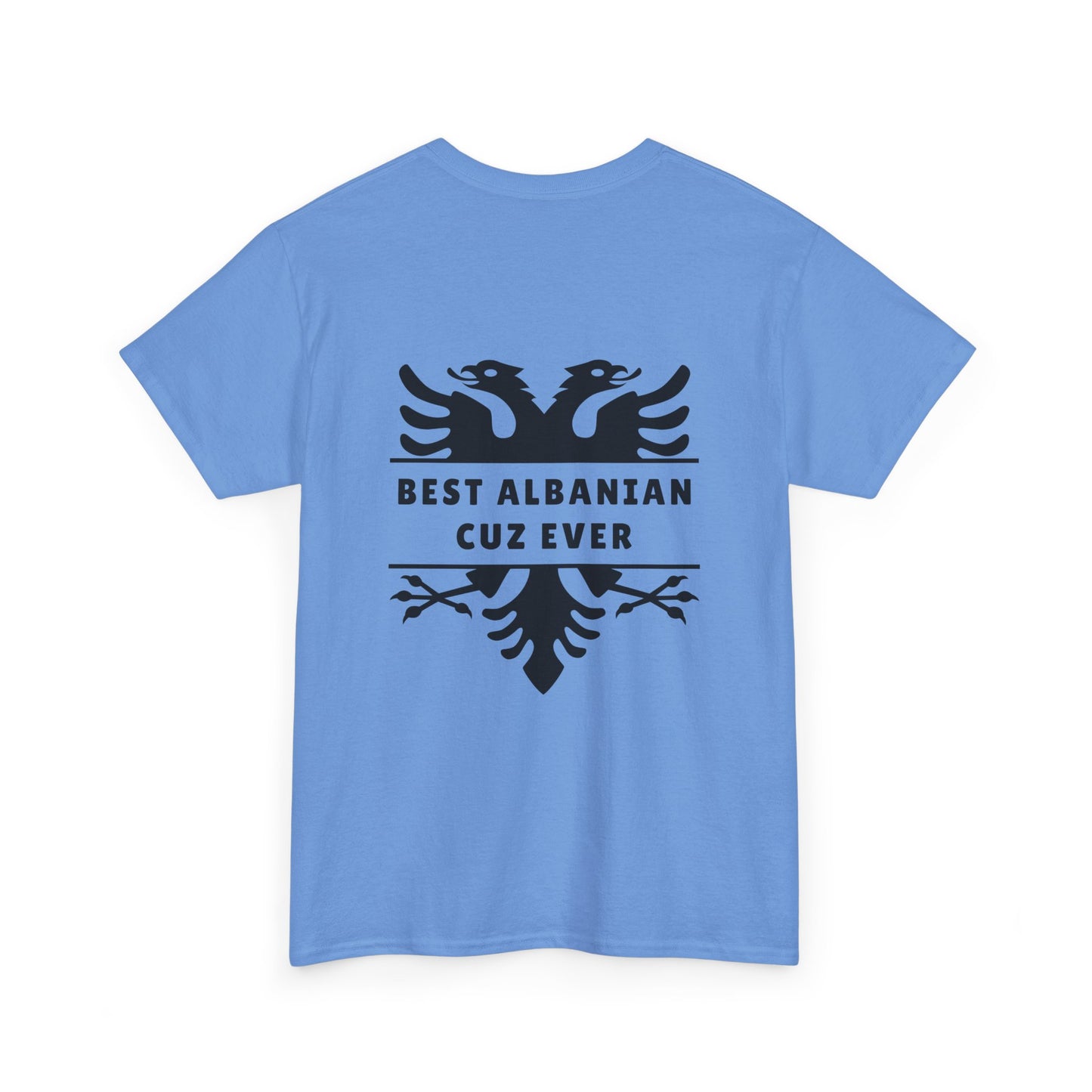 Best Albanian Cuz – Unisex Heavy Cotton T-Shirt Casual Heritage Tee | Cool Family Vibes | Proud Albanian Identity