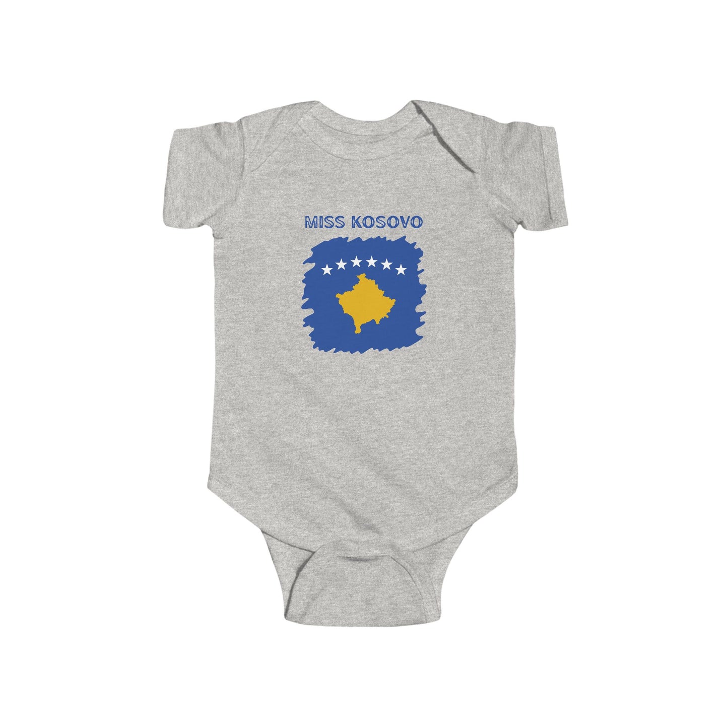 Miss Kosovo – Kosovo Pride Infant Bodysuit | National Baby Gift, Cultural Baby Shower Outfit, International Infant Wear