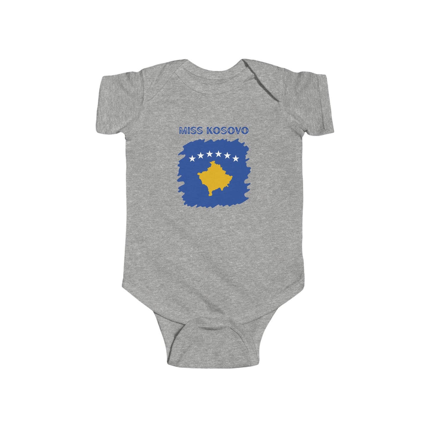 Miss Kosovo – Kosovo Pride Infant Bodysuit | National Baby Gift, Cultural Baby Shower Outfit, International Infant Wear